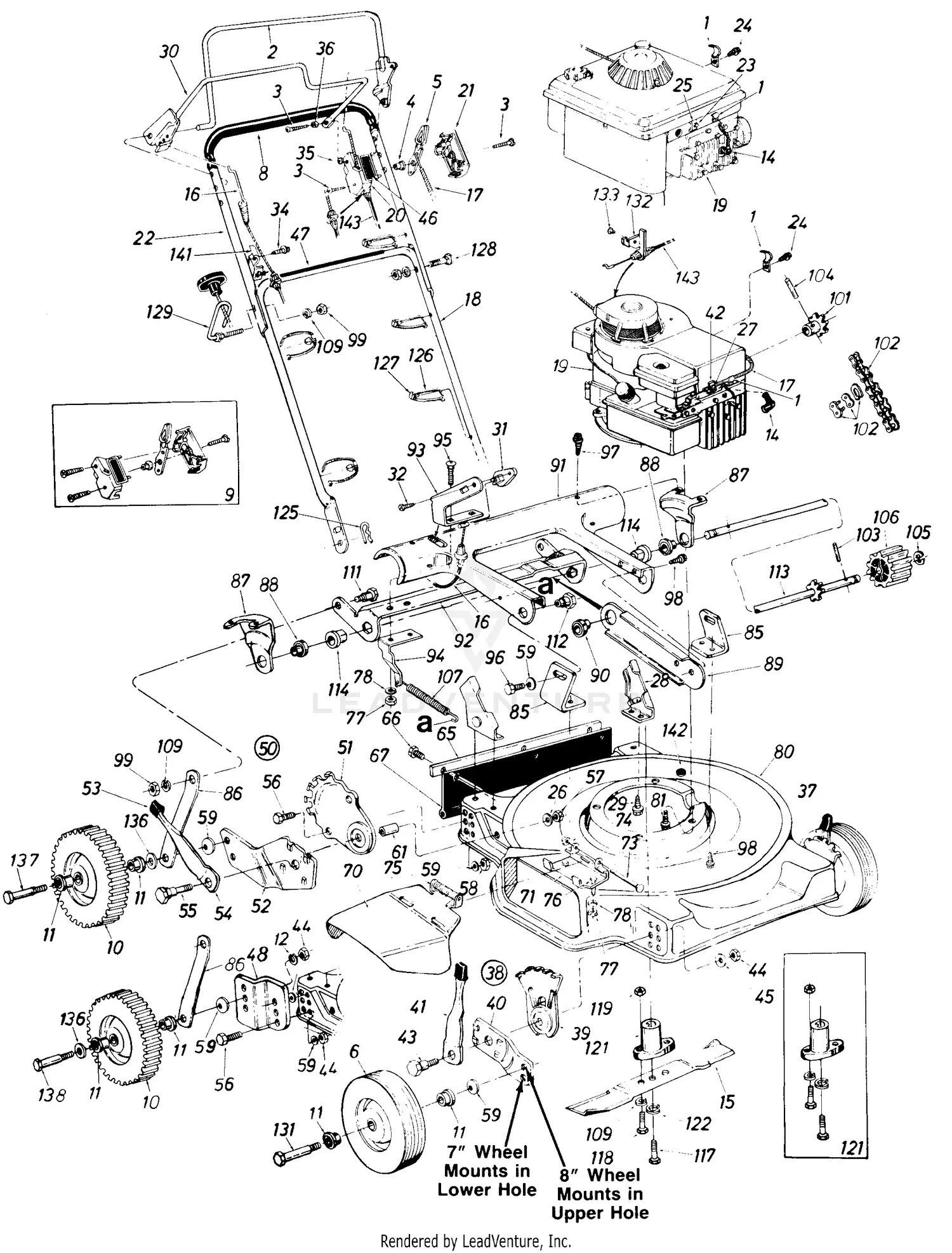 MTD MTD Lawnflite 126282064 Parts Diagrams