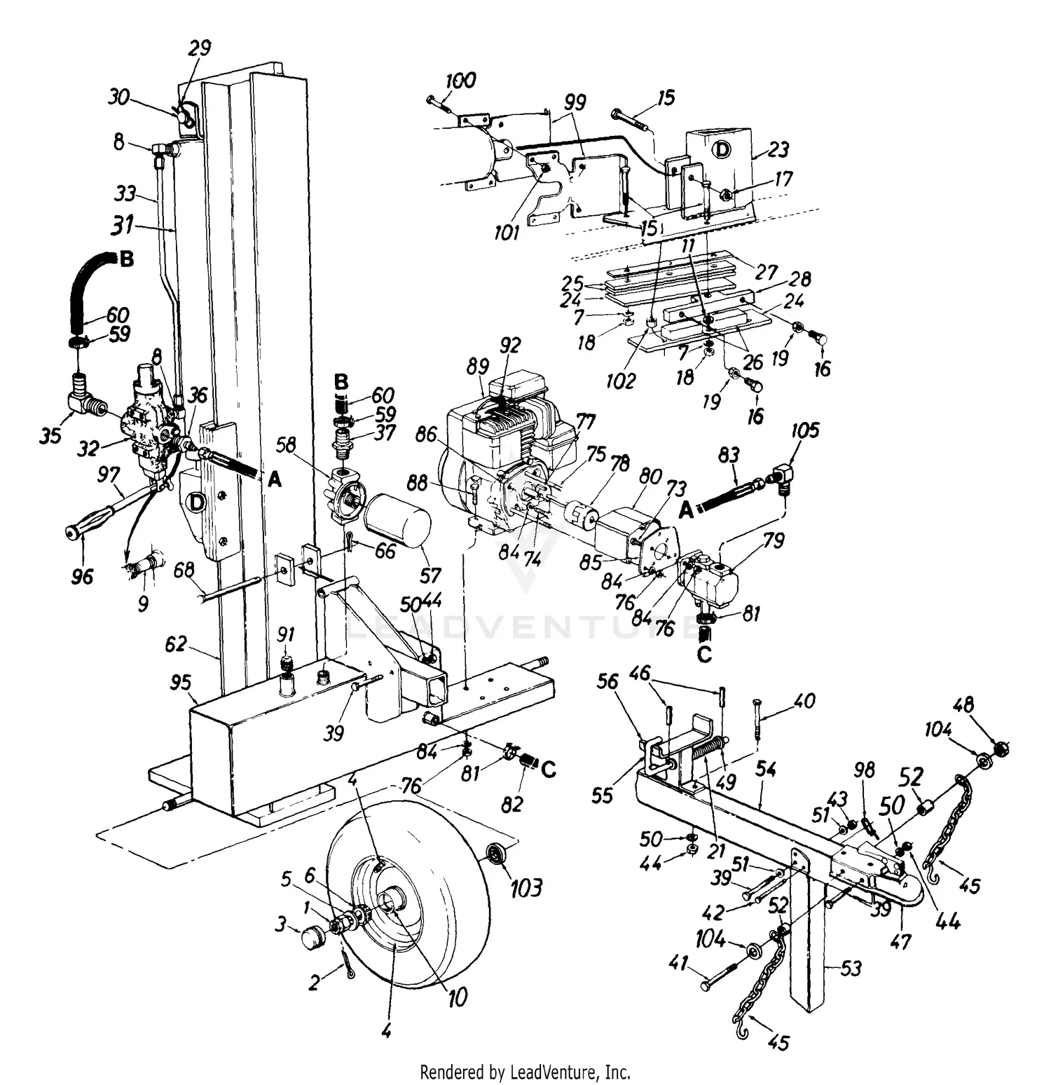 MTD 243-630-372 (06-372643) (1993) Parts Diagrams