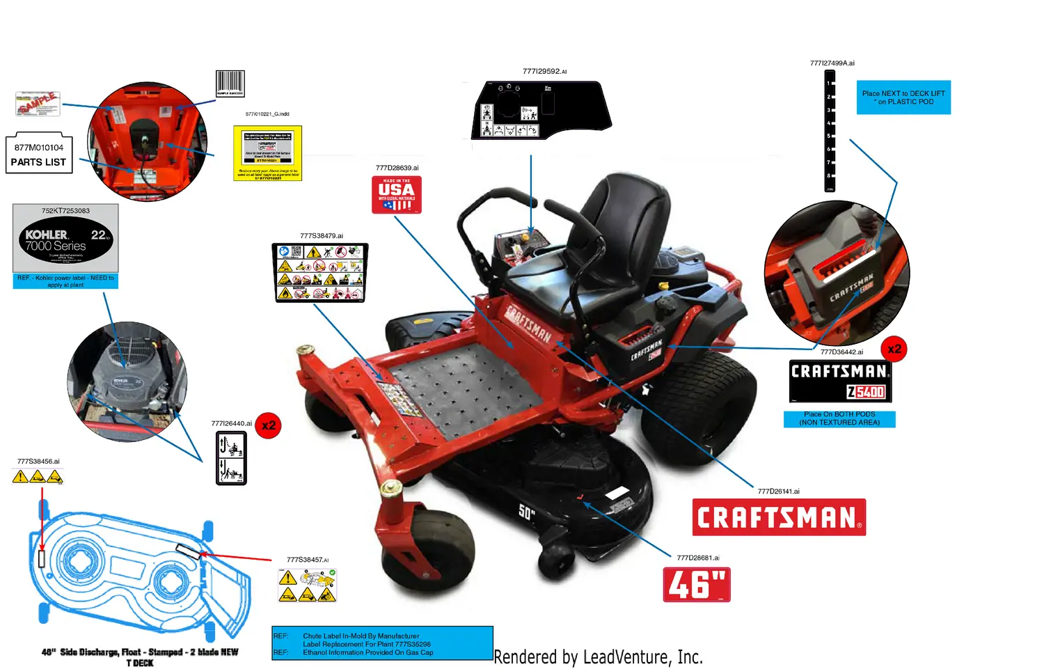 MTD CMXGNAM211702 (17ARFACT093) (Z5400) (2023) Parts Diagrams