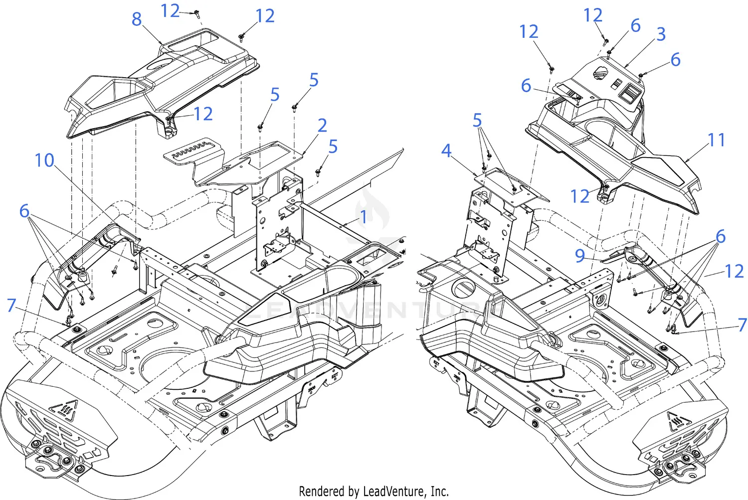 MTD CMXGNAM211701 (17RRFACS093) (Z5200) (2024) Parts Diagrams
