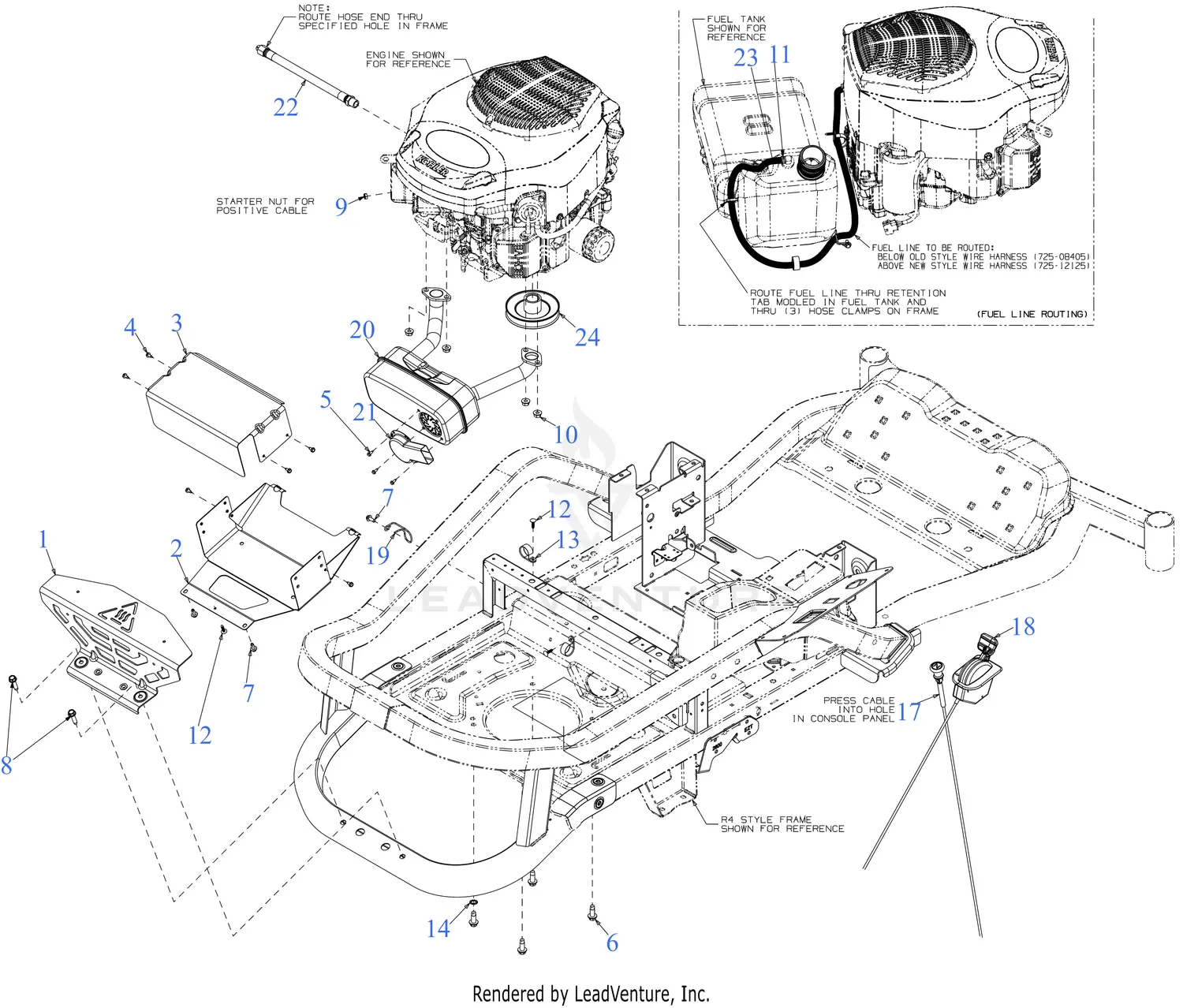 MTD CMXGNAM211701 (17RRFACS093) (Z5200) (2025) Parts Diagrams