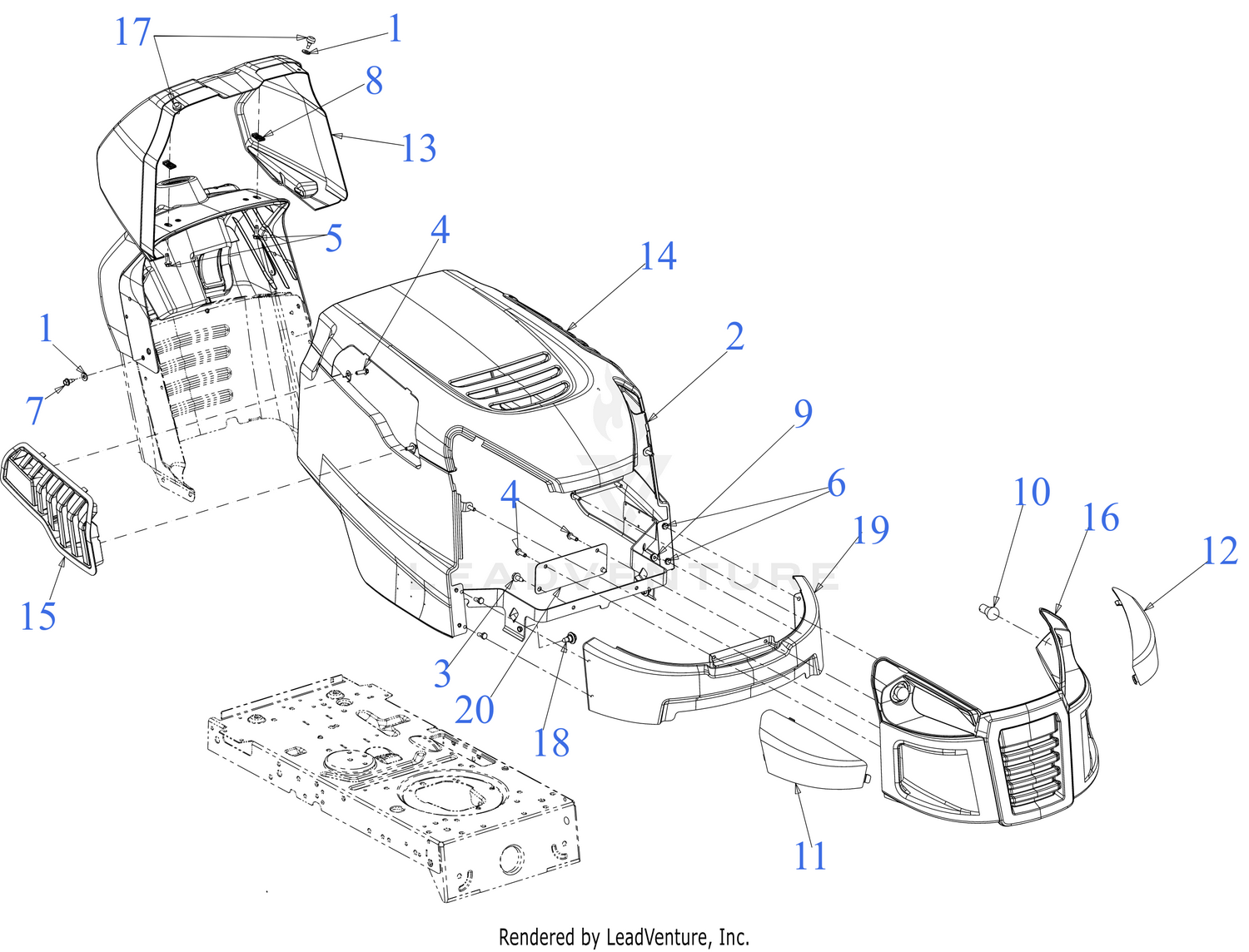 MTD MTD 547/42 (13B877SS345) (2025) Parts Diagrams