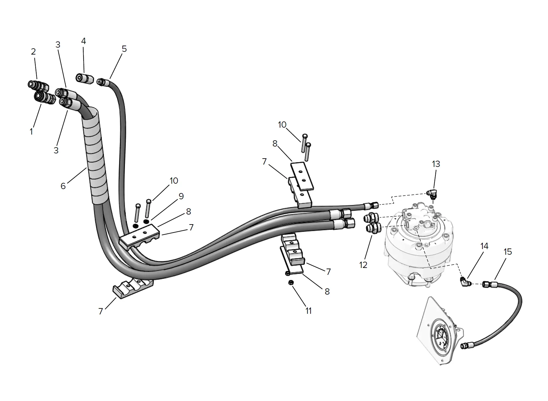 Bradco Brush Cutter Ground Shark High Performance Parts Diagrams