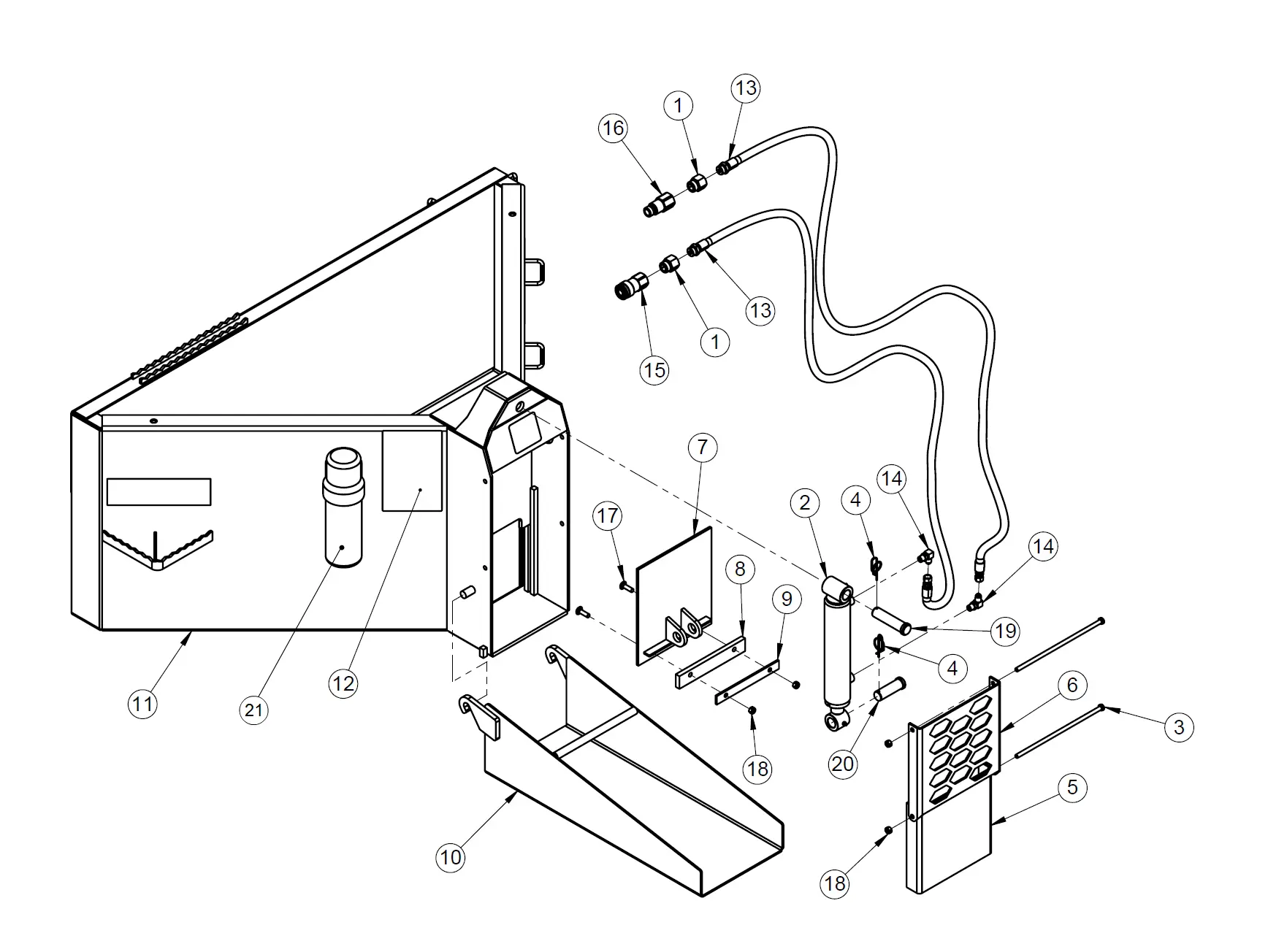 FFC Concrete Chuter Parts Diagrams