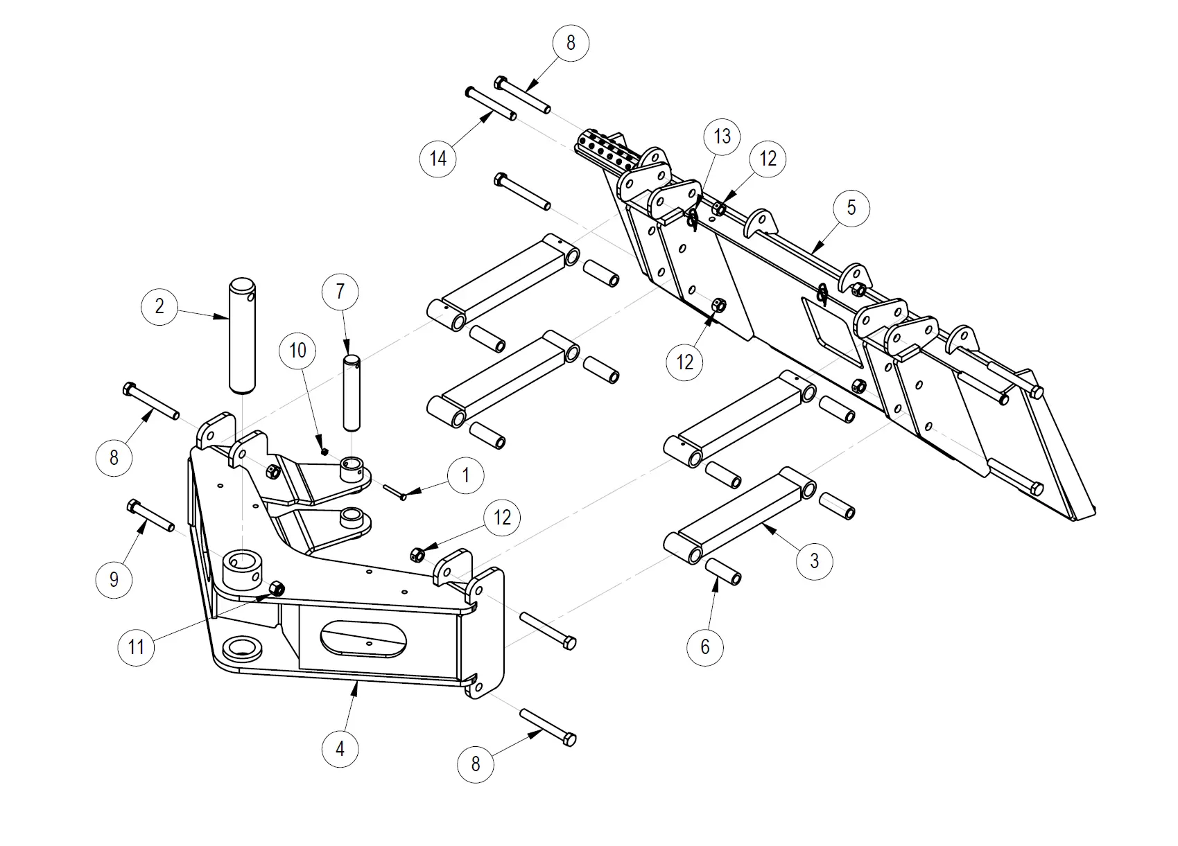 FFC Power Rake Parts Diagrams