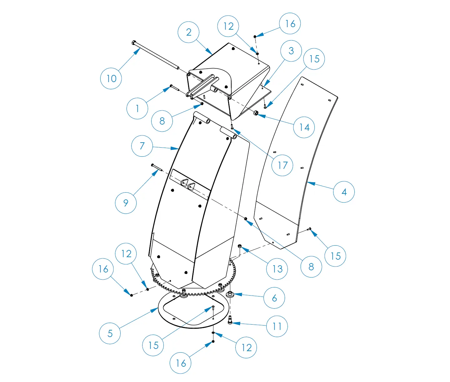 schneeページ FFC Hydraulic Snow Blower Parts Diagrams