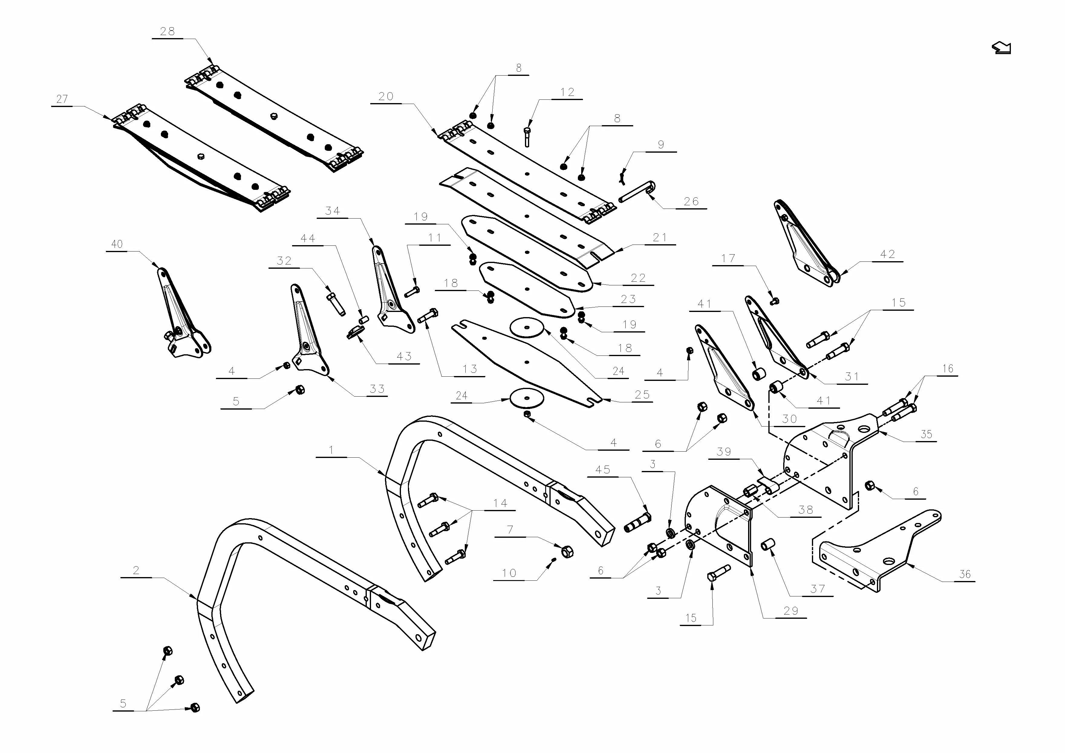 Kverneland AB (S/N 25022) (2020) Parts Diagrams