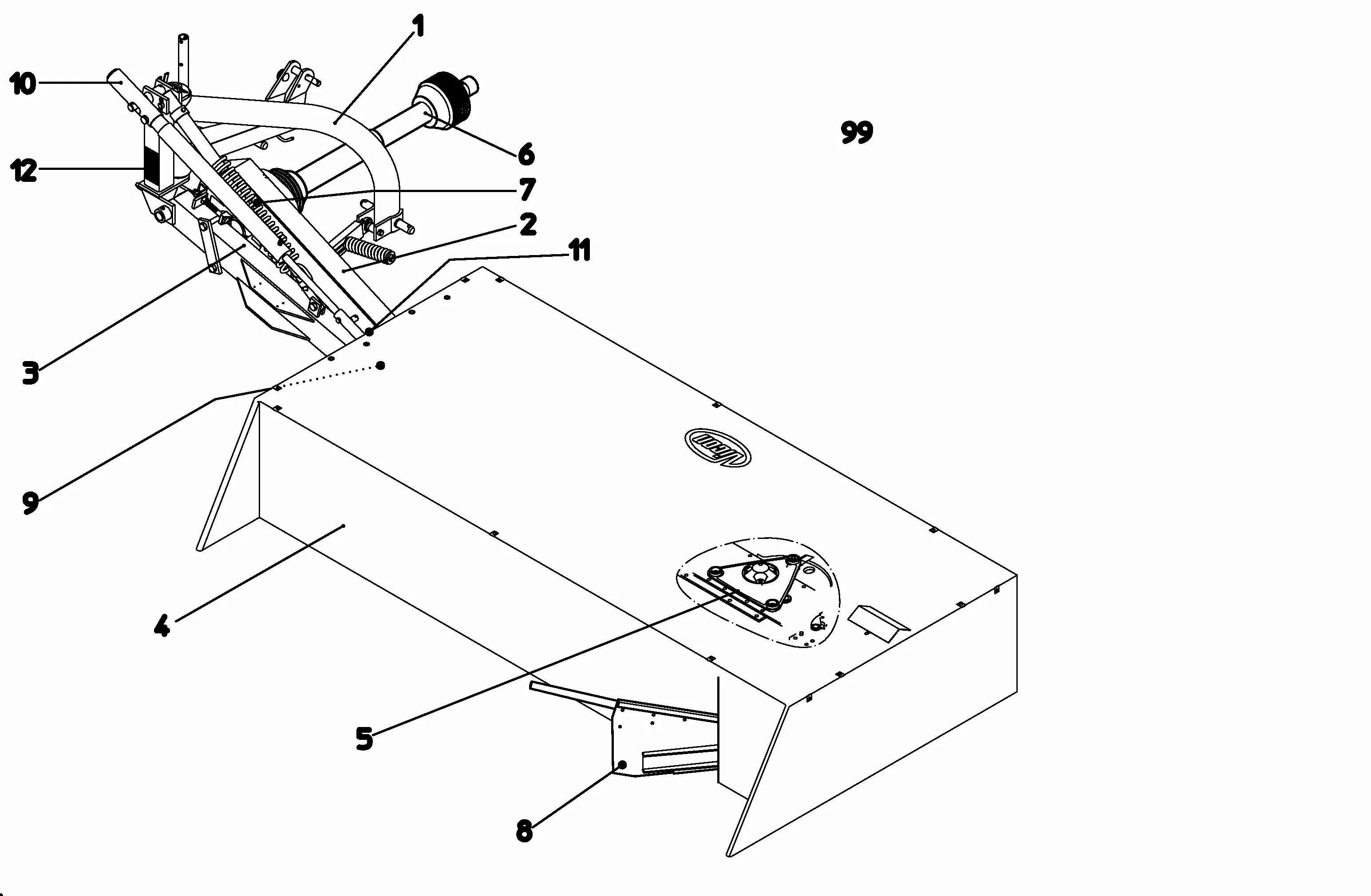 Vicon CM247 - 14246-02 (S/N 1542 - 1701) (2007) Parts Diagrams