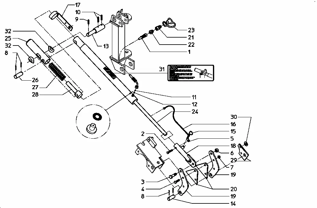 Vicon CM247 - 14068 (S/N 1001 - 1307) (1996) Parts Diagrams