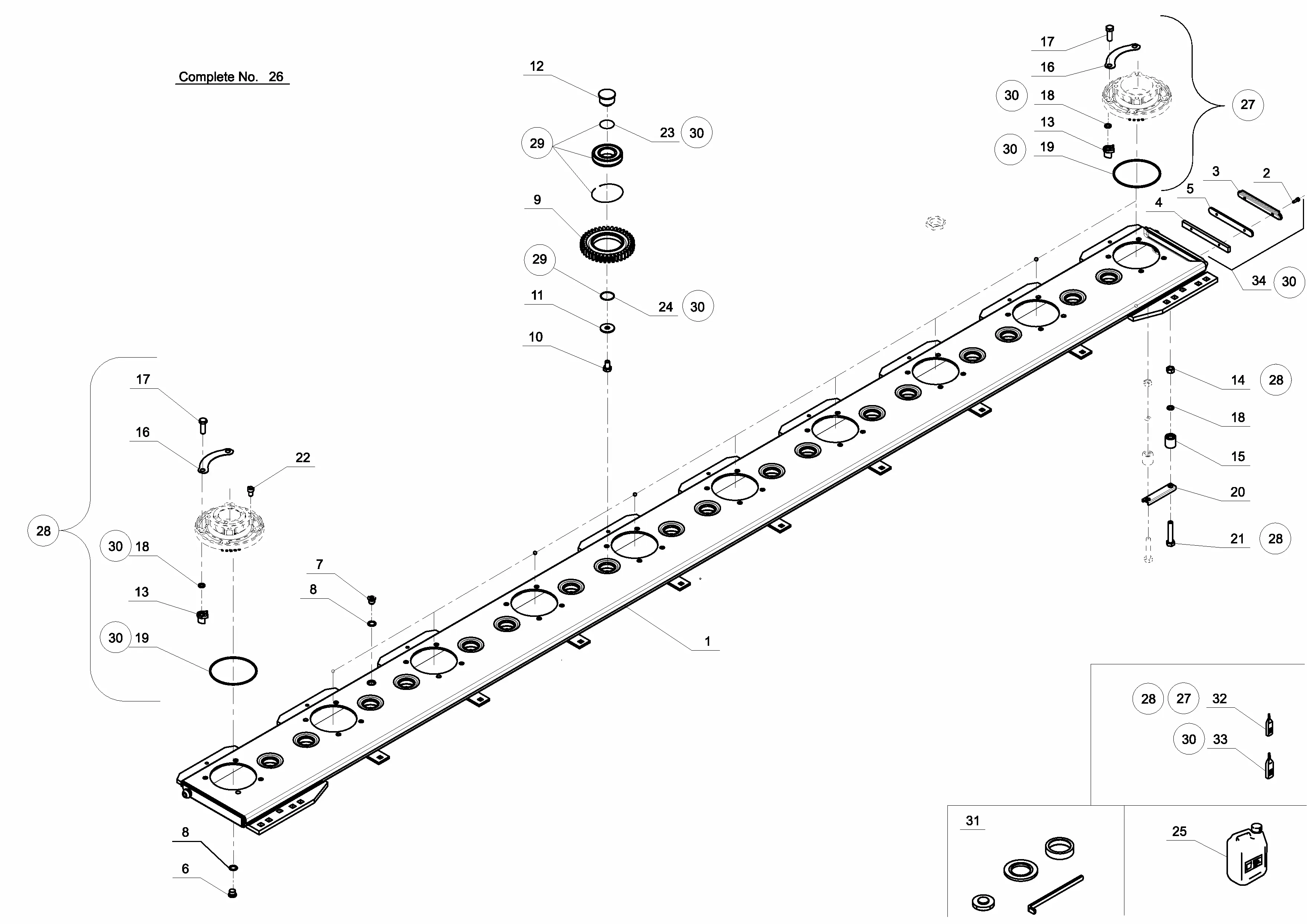 Vicon EXTRA 540 (S/N KT500159) (2021) Parts Diagrams