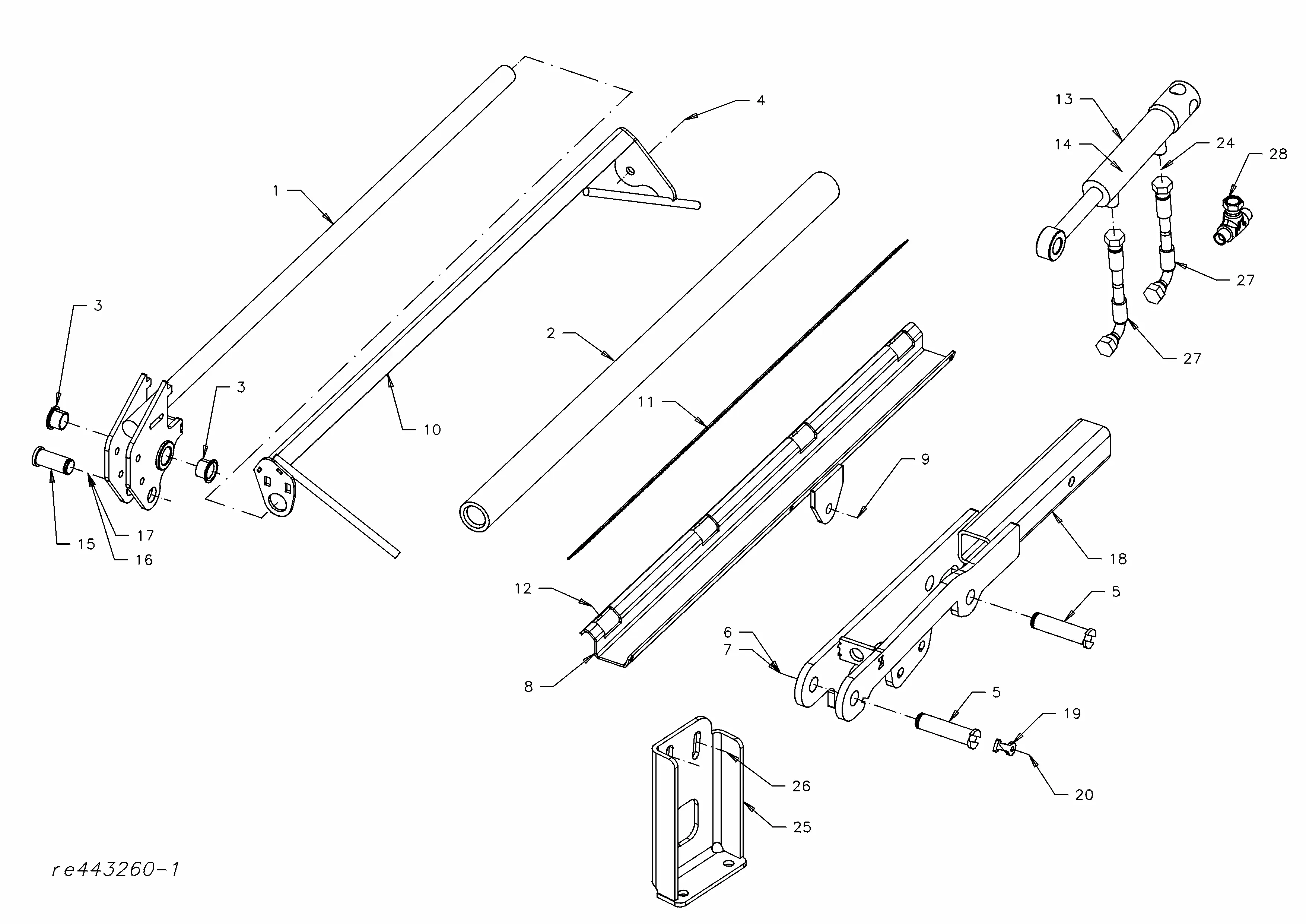 Taarup 7640 (S/N 76400010 - 76400195) (2000) Parts Diagrams
