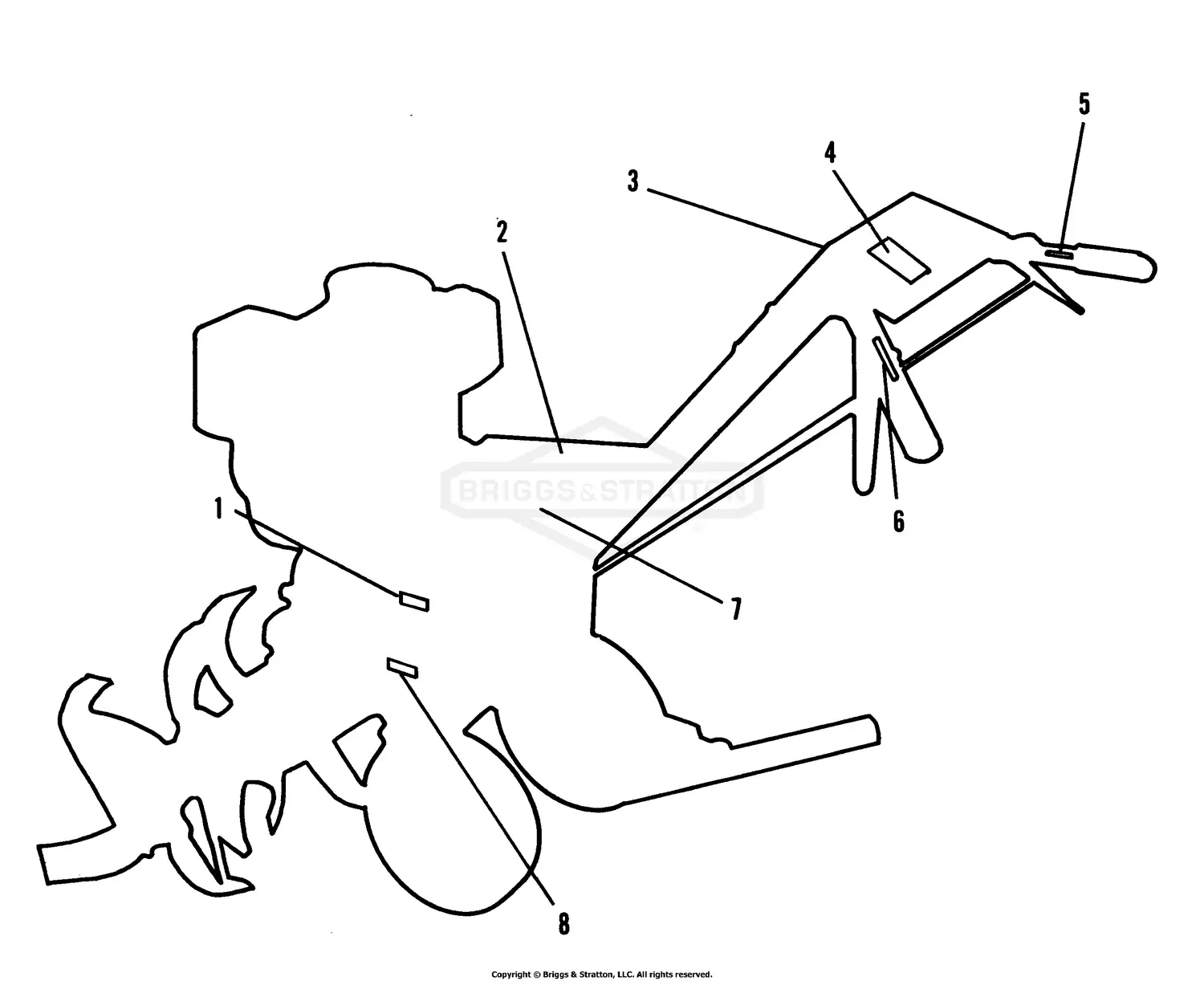 Simplicity 1600403 - Roticul System 1008, 8HP Walk-BehindTiller Parts ...
