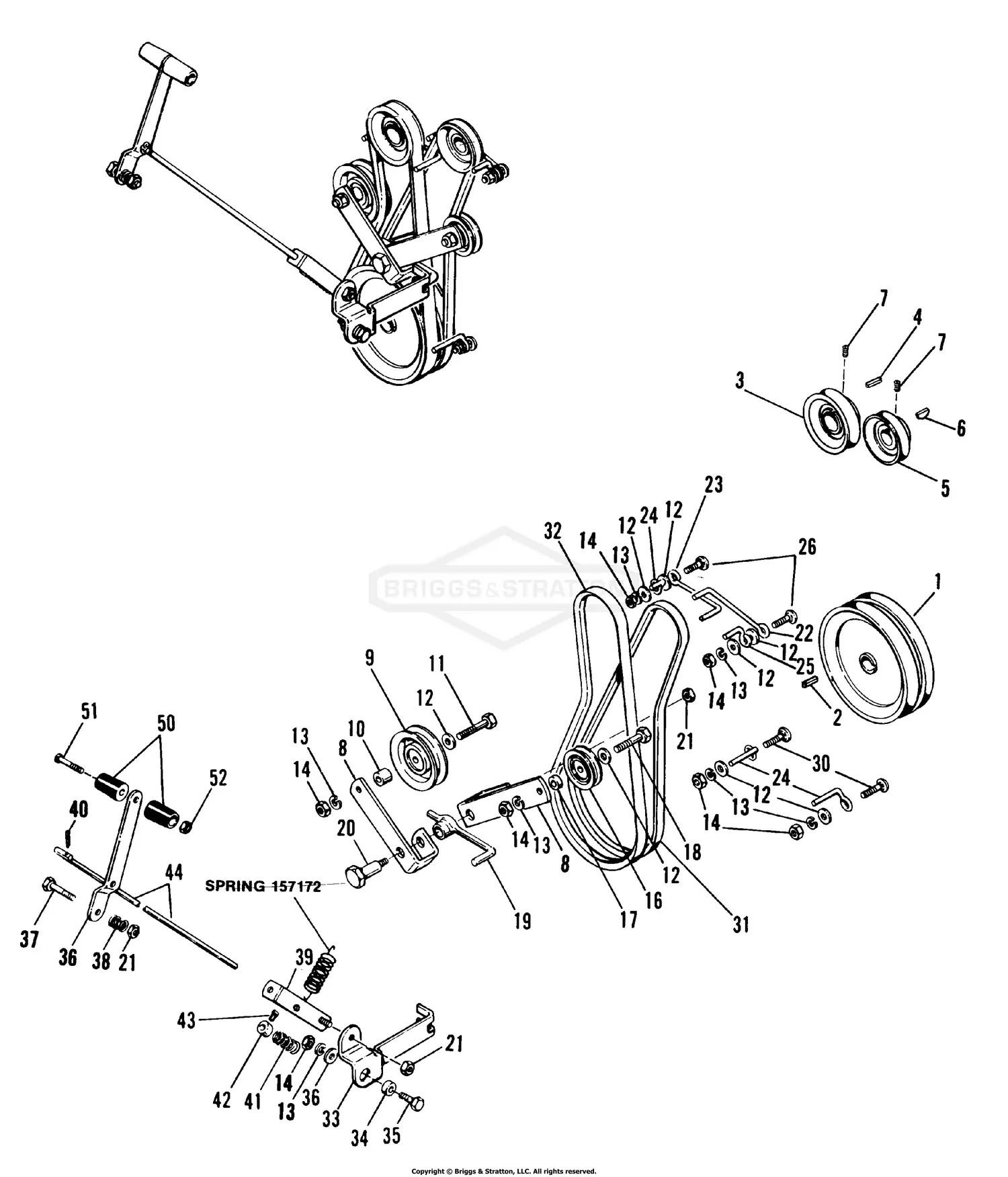 Simplicity 990910 - Roticul 910 Reversing 8HP Walk-BehindTiller Parts ...