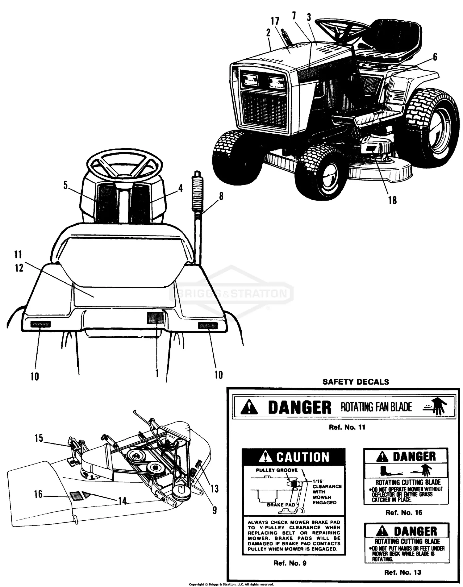 Simplicity 1691473 - 5212.5H, 12.5HP Hydro Parts Diagrams