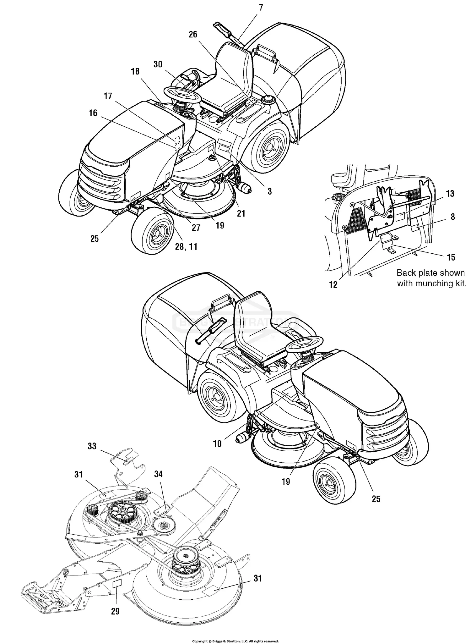 Simplicity 2690773 - Baron, 21HP Hydro 4WD and 40