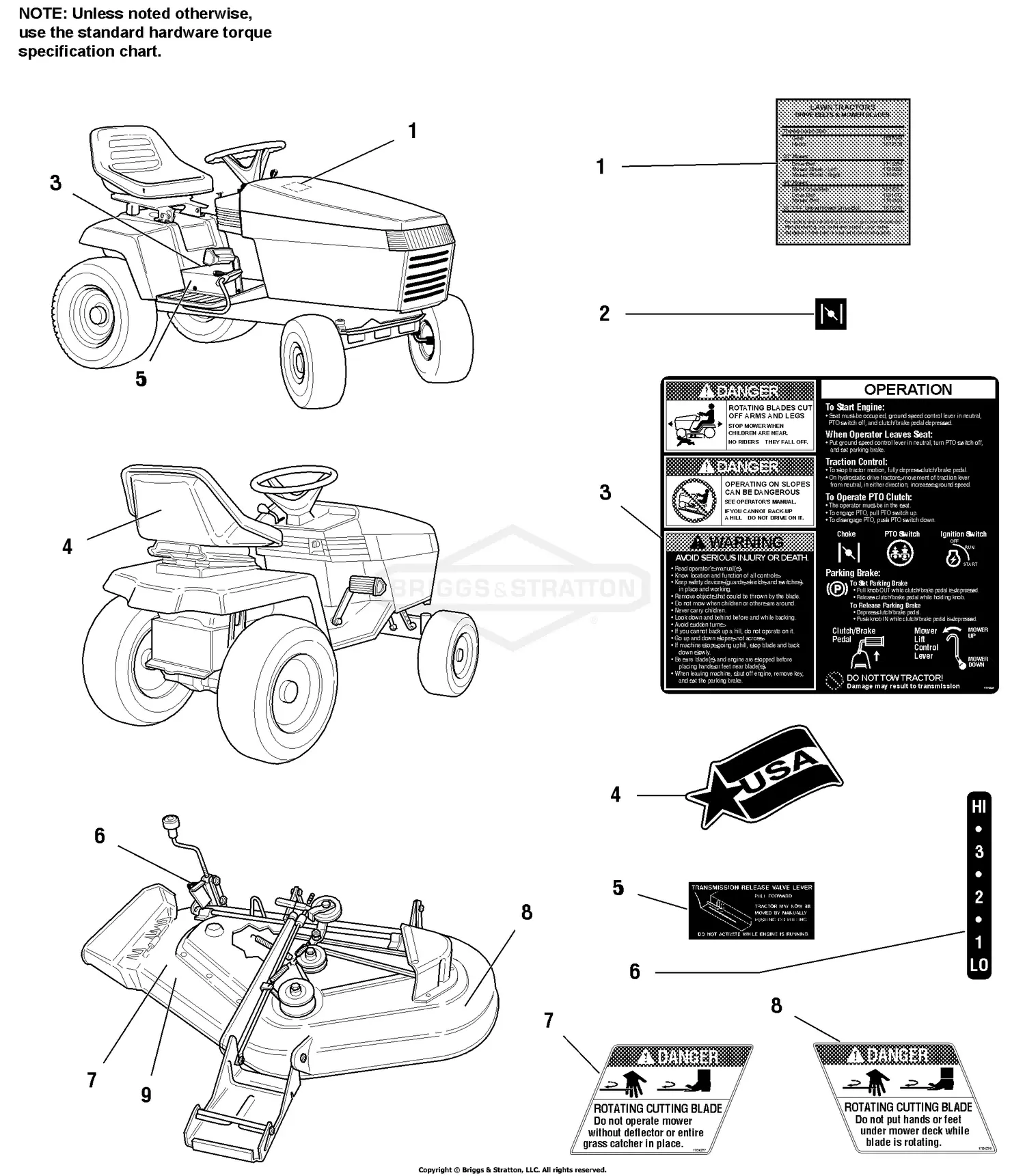 まページ Simplicity 1693353 - Broadmoor, 16HP Hydro Parts Diagrams