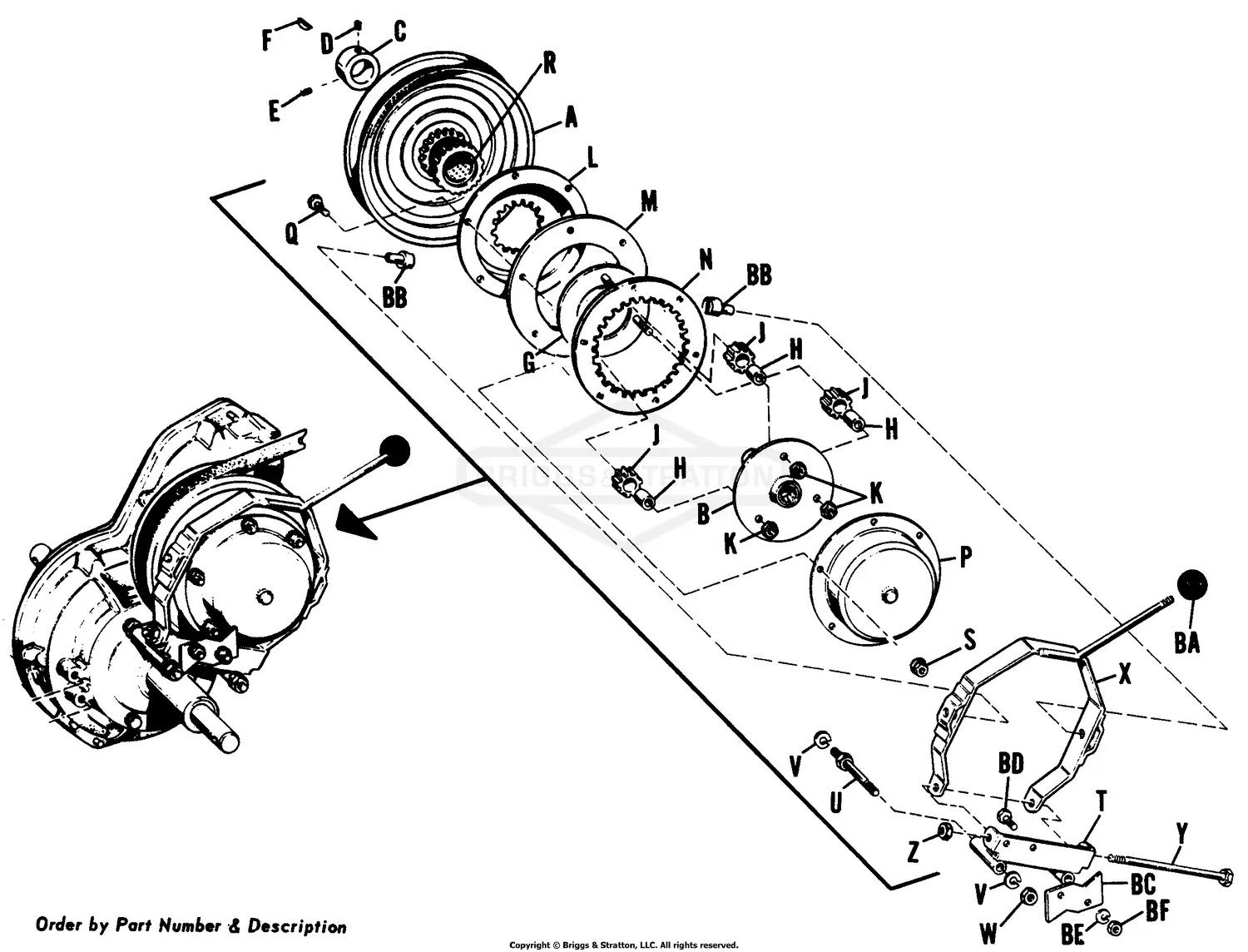 Simplicity 990373 - Broadmoor, 707 7HP Gear Parts Diagrams