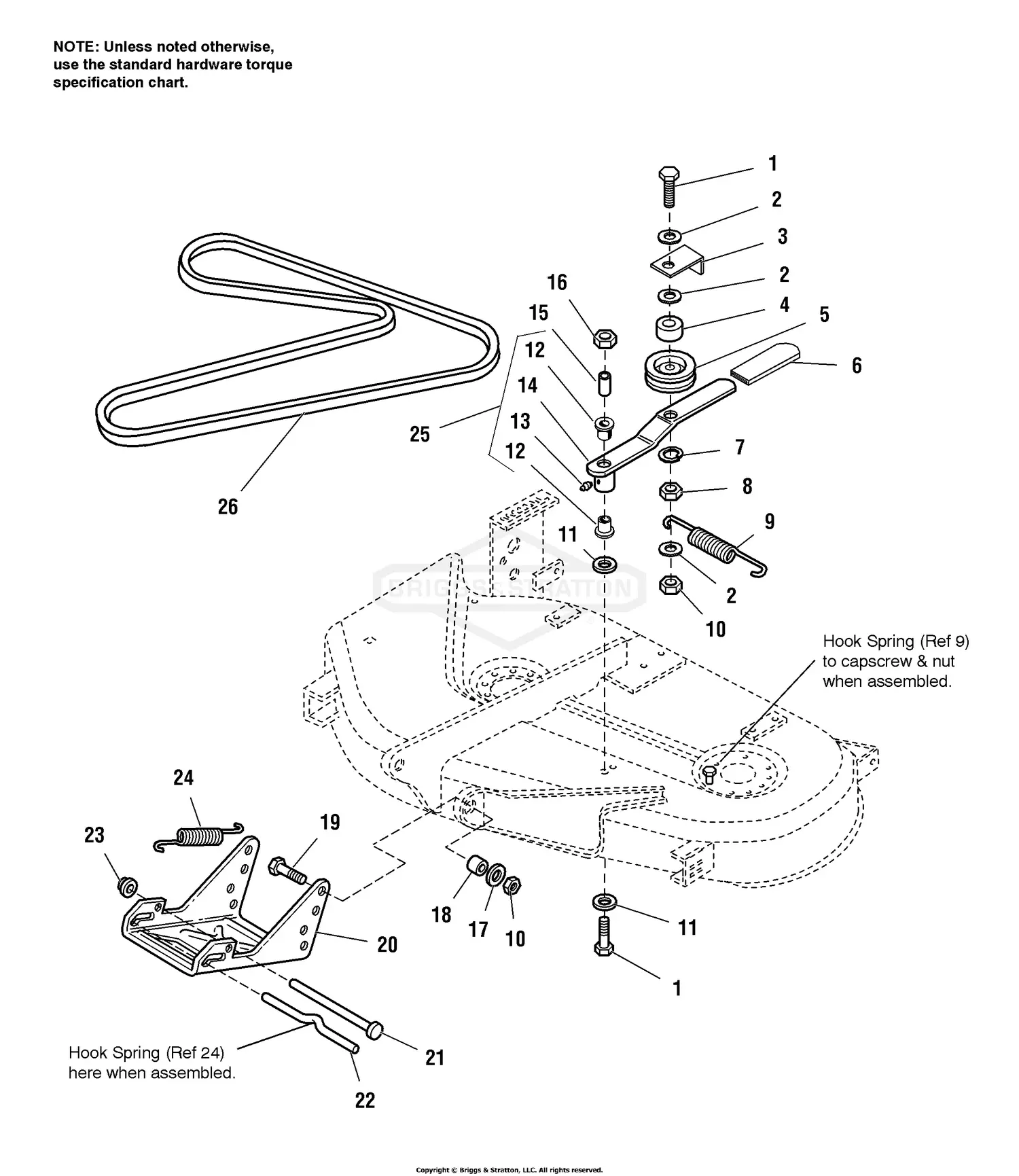 Simplicity 1693075 - Regent, 14HP Gear and 38" Mower Deck Parts Diagrams