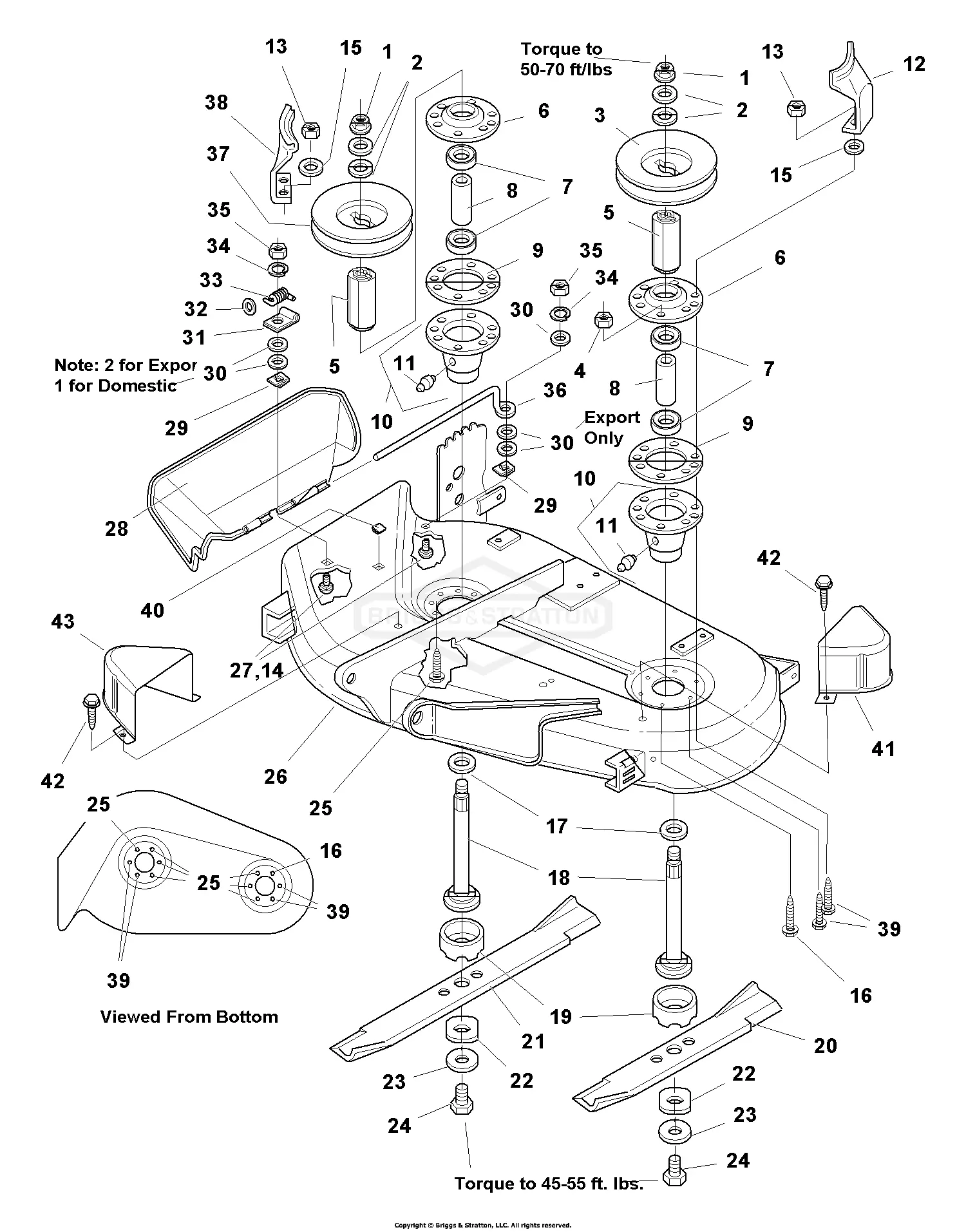 Simplicity 1694656 - Regent, 18HP Hydro Parts Diagrams