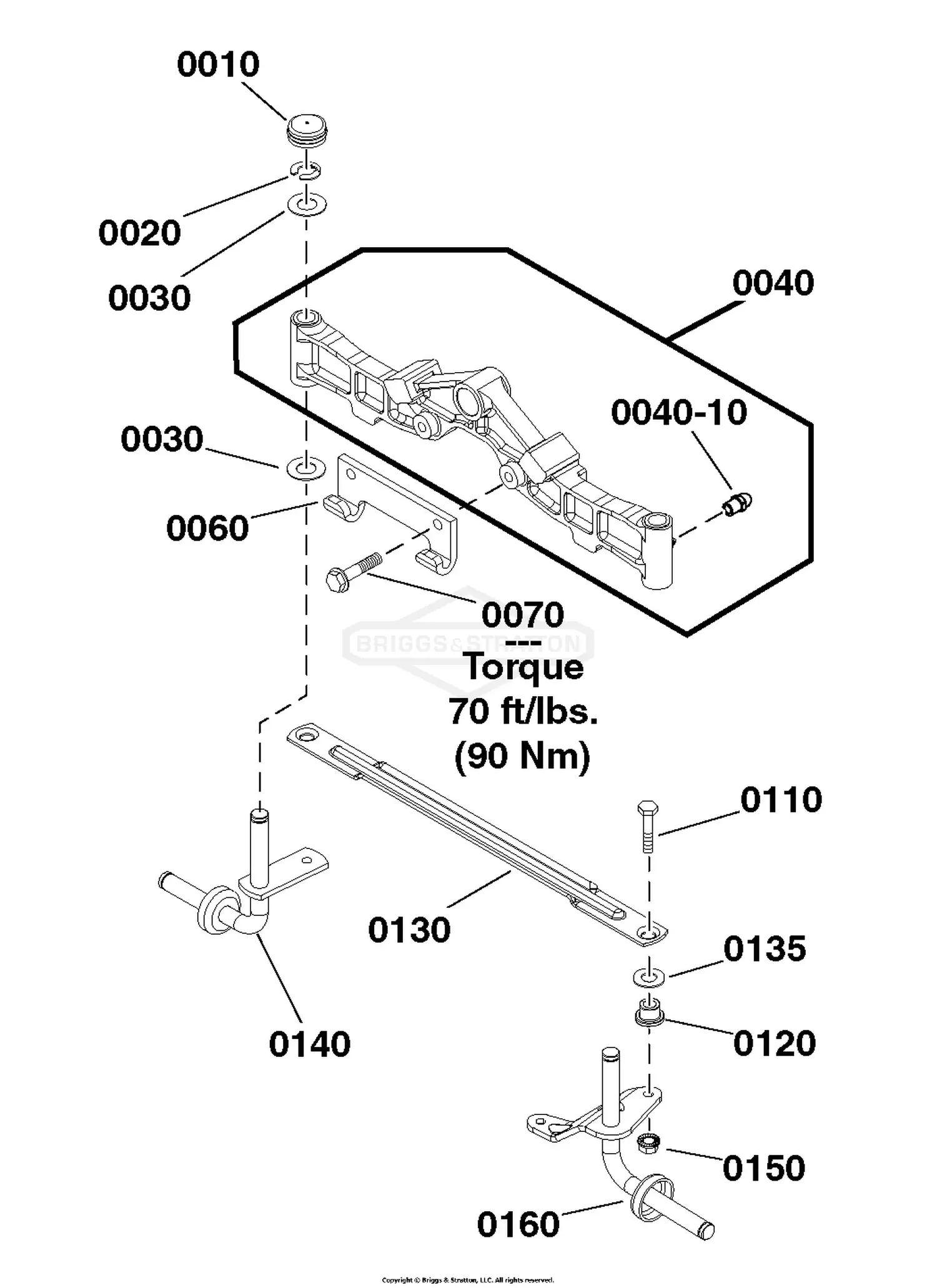 Simplicity 2691687-01 - SRD310, 8270 Rear Discharge Lawn