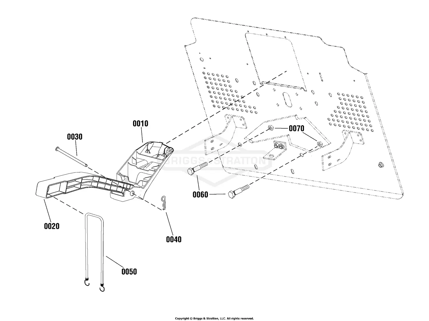 Simplicity 2691688-01 - SRD360, 8270 Rear Discharge Lawn
