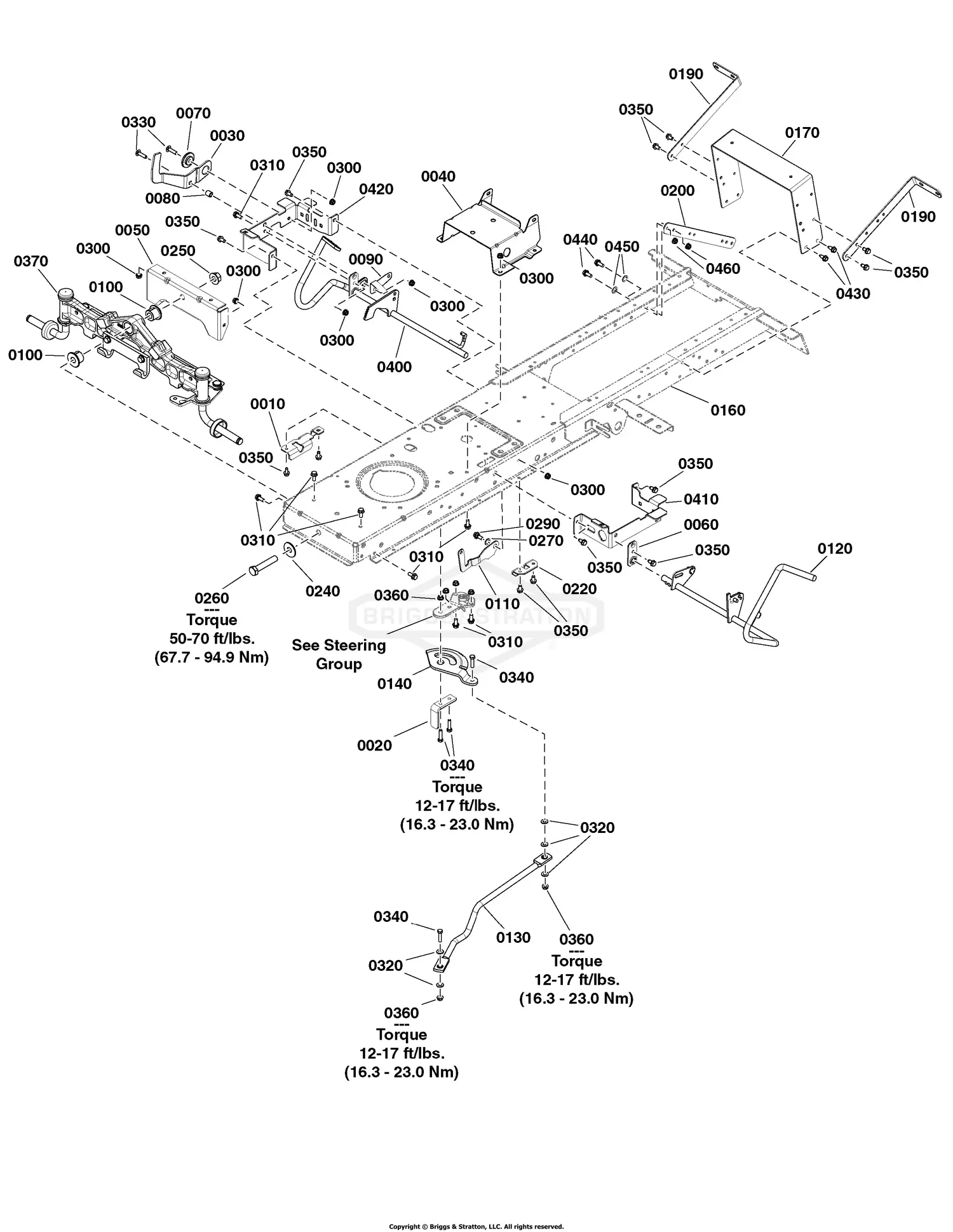 Simplicity 2691688-01 - SRD360, 8270 Rear Discharge Lawn