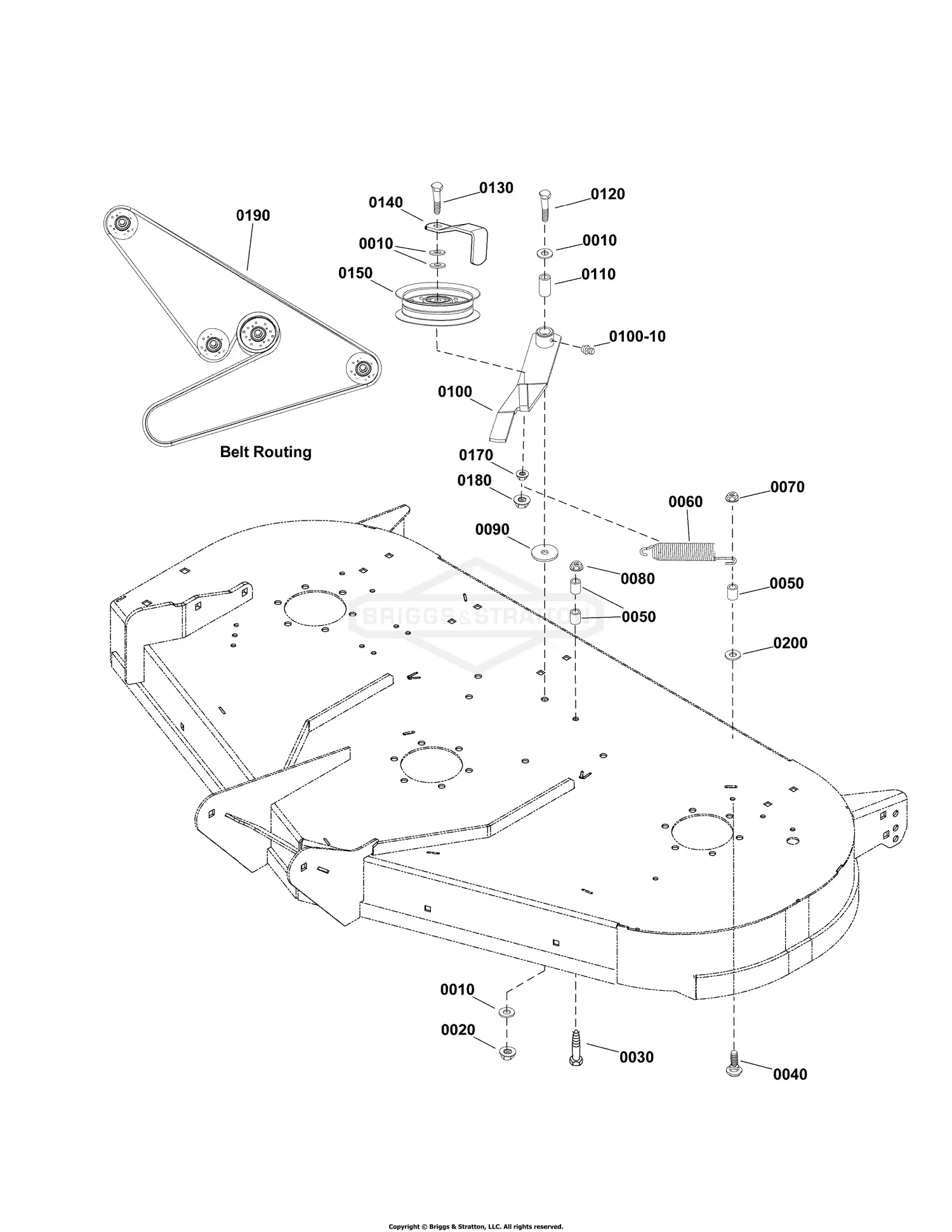 Simplicity 2691336-00 - Broadmoor, 25 Gross HP Hydro RMO Rear