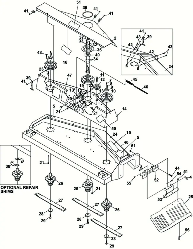 Steiner Mower Deck 72