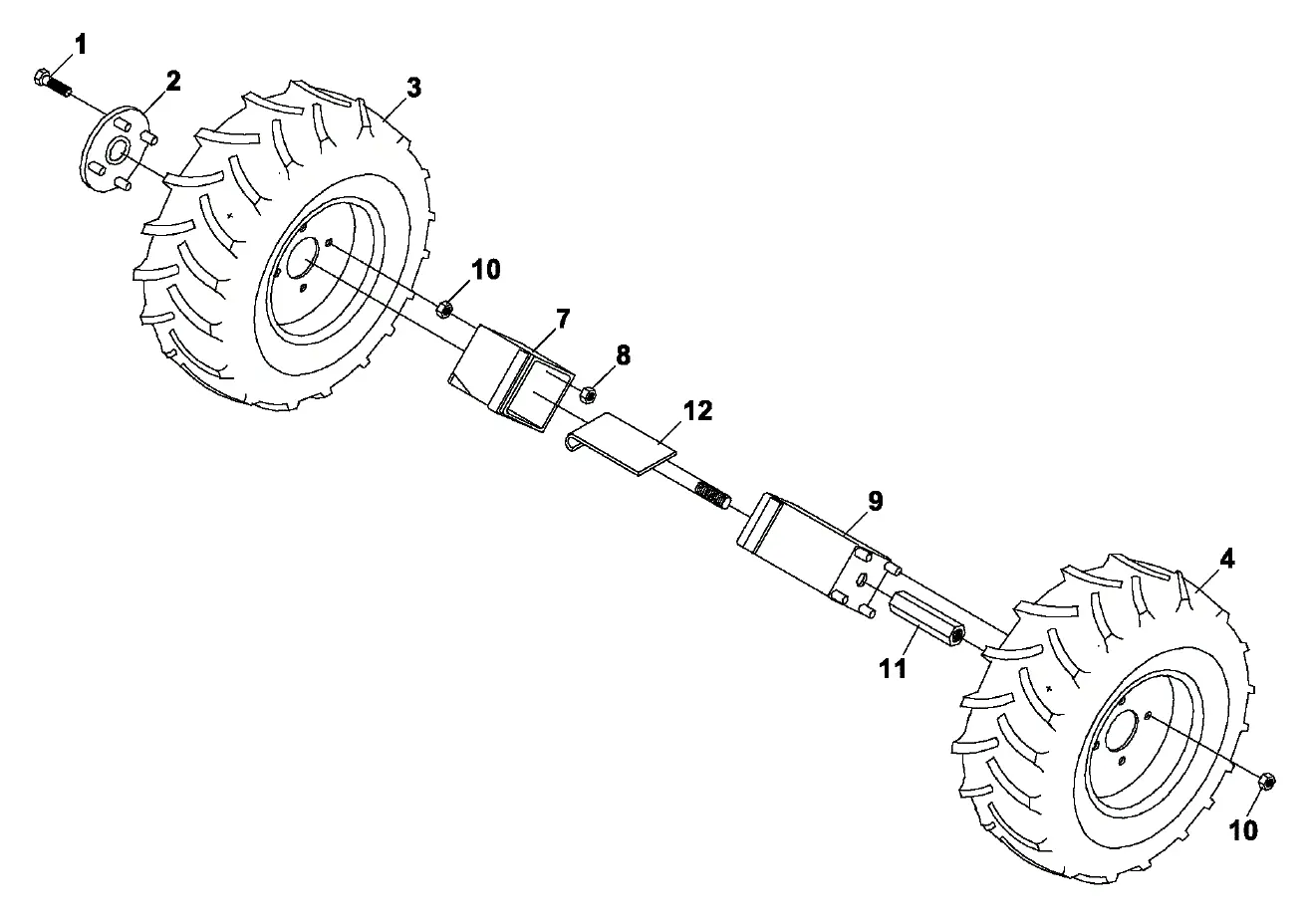 Steiner 75-70006 430 Max 25HP Kubota Gas (Steiner) Parts Diagrams