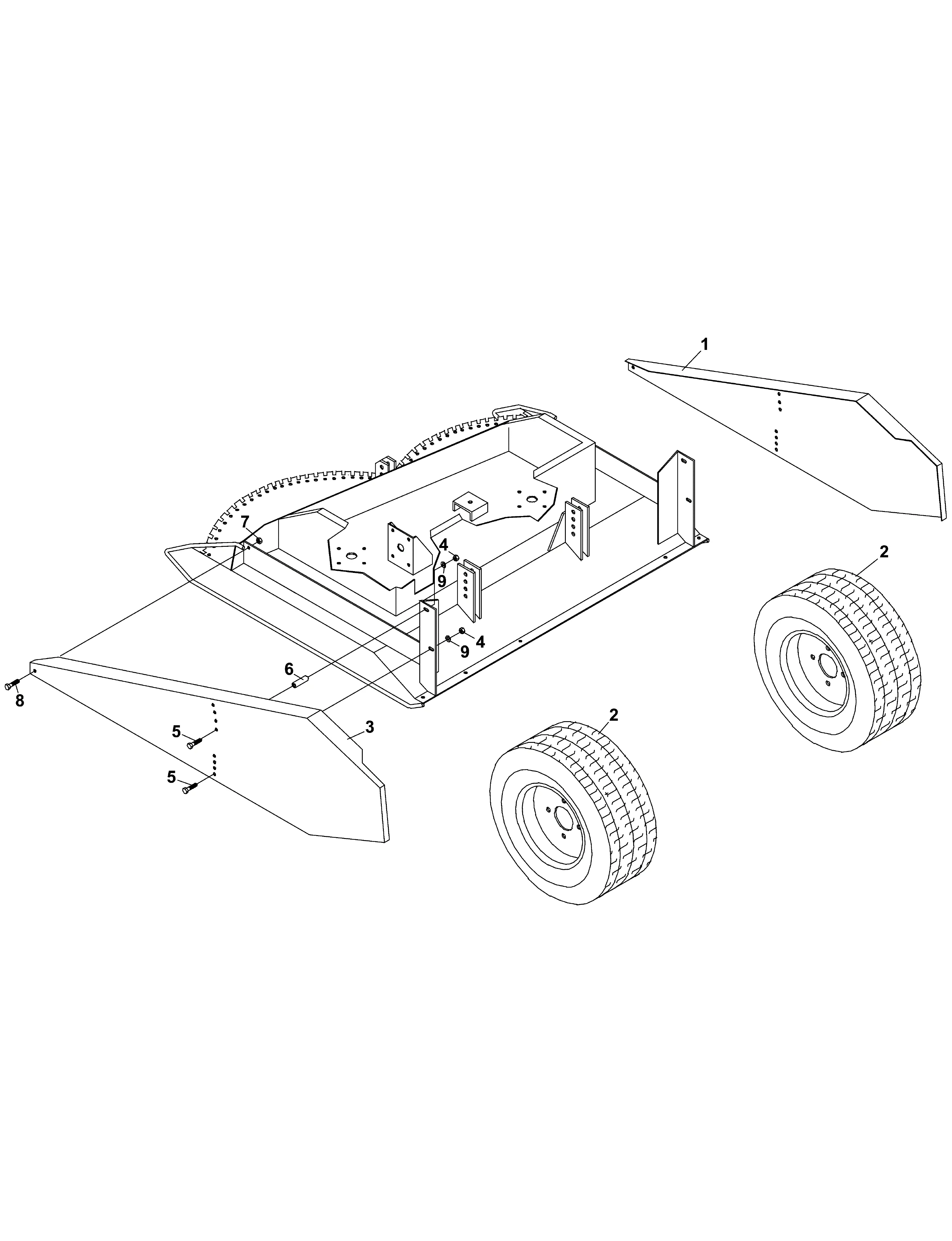 Steiner 75-70805A TREE FARM MOWER 44 MC400 Parts Diagrams