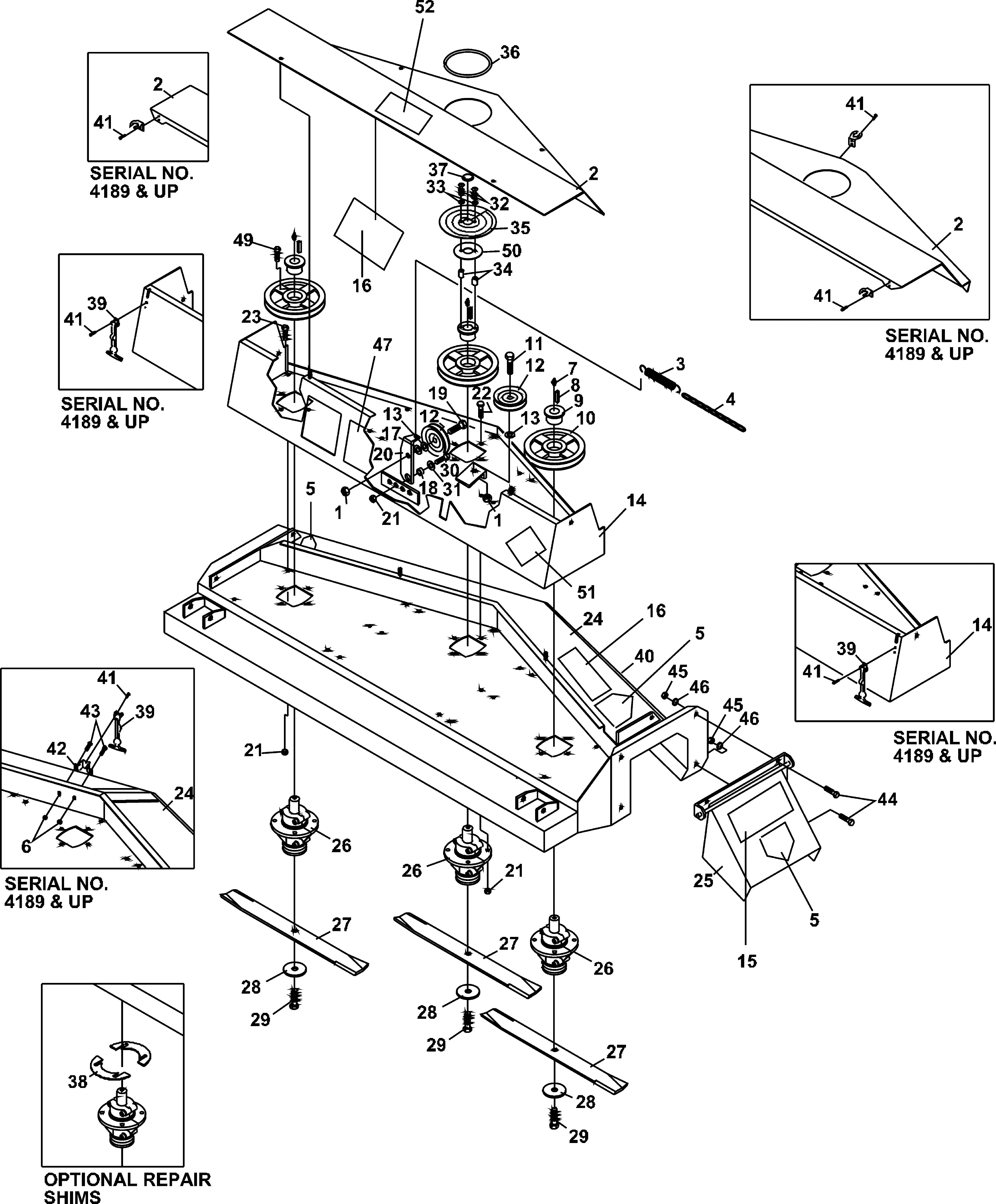 Steiner 75-70860 Mower Deck 60