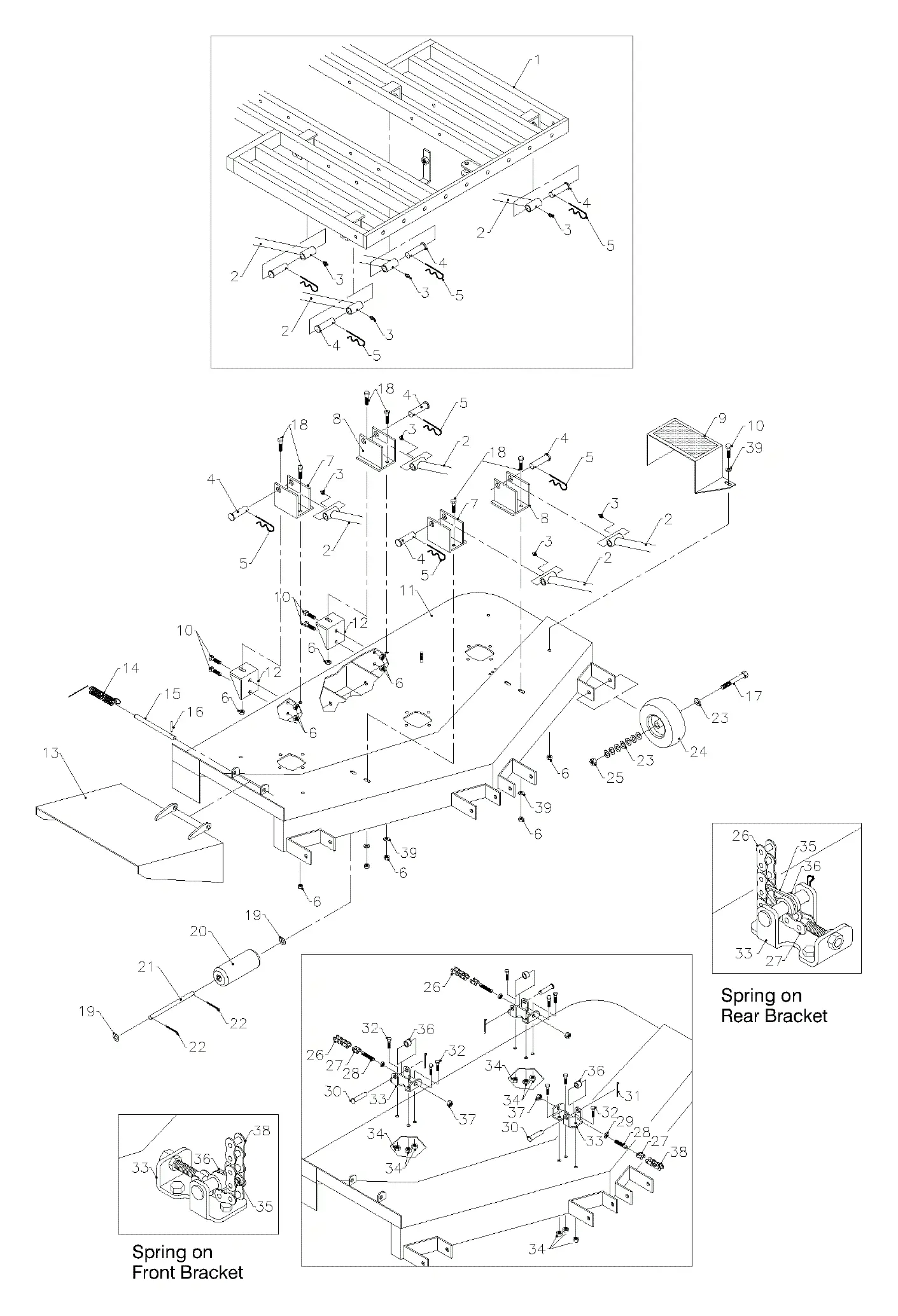人馬圖 Steiner 75-05016 ZTM Mower Deck 52