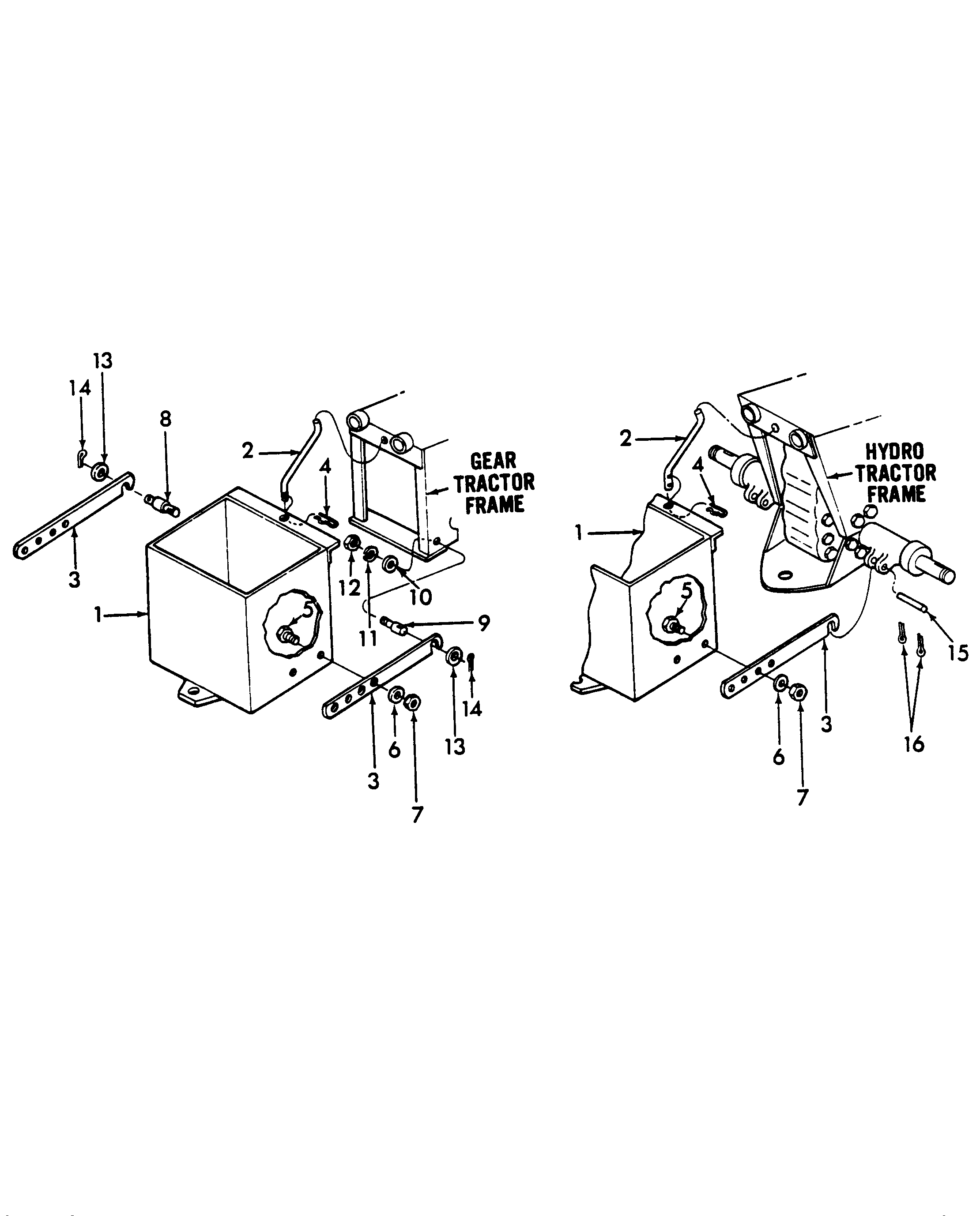New Holland 09JC9838 - 50'' ROTARY MOWER(01/74 - 12/83) Parts Diagrams