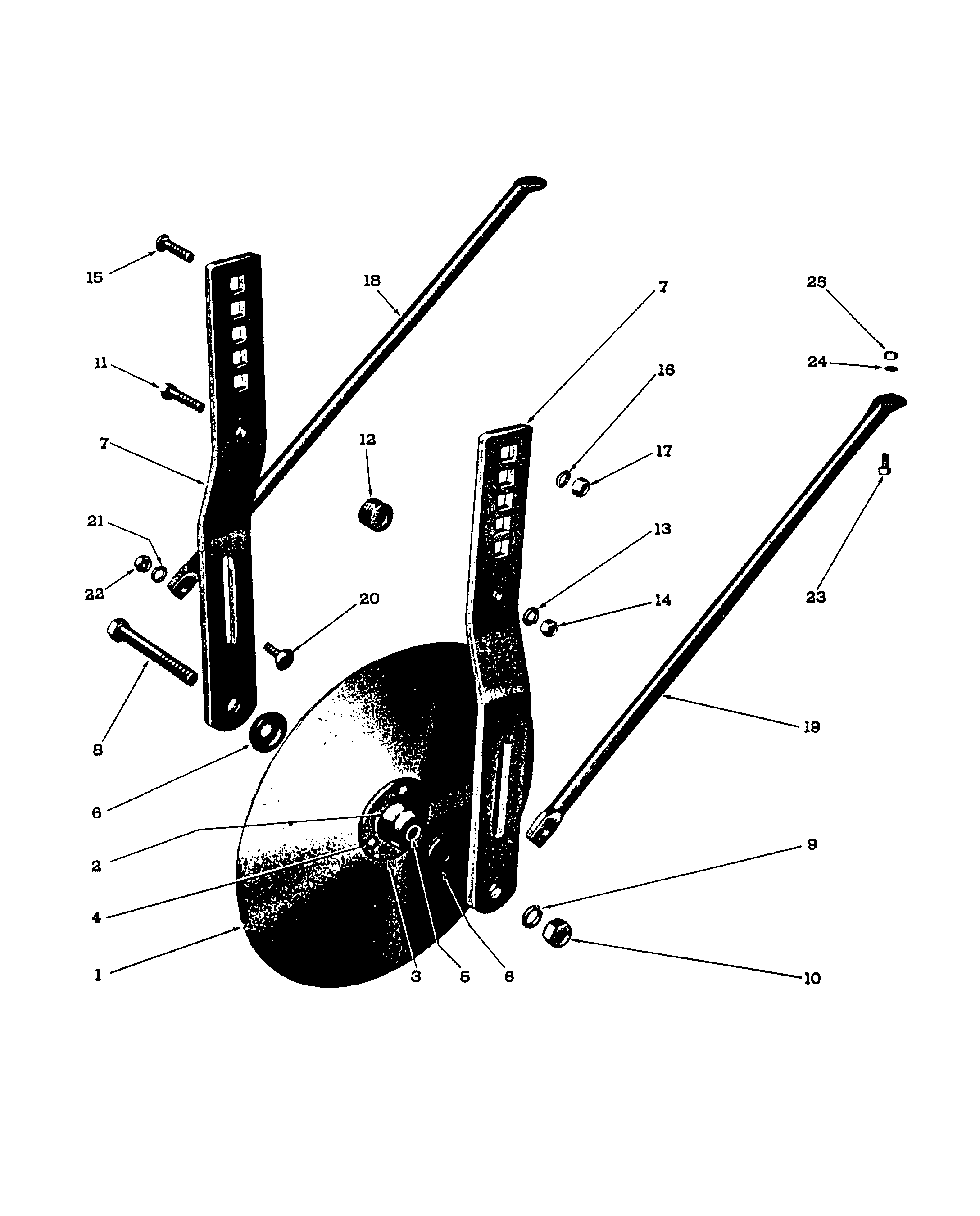 Shank Spring Inner New Holland 13-4 - FORD SPRING SHANK FRONT END CULTIVATOR ATTACHMENT(01 ...