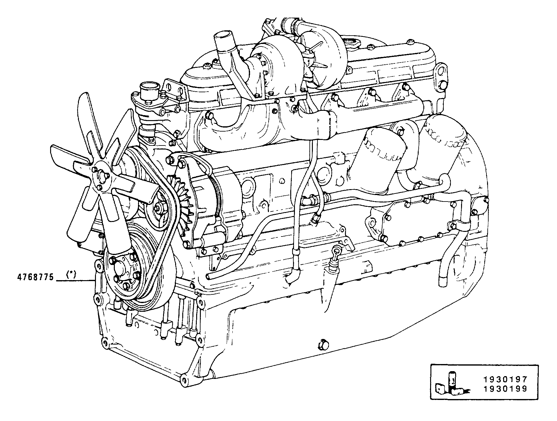New Holland 130-90 DT - FIAT TRACTOR(01/84 - 12/90) Parts Diagrams