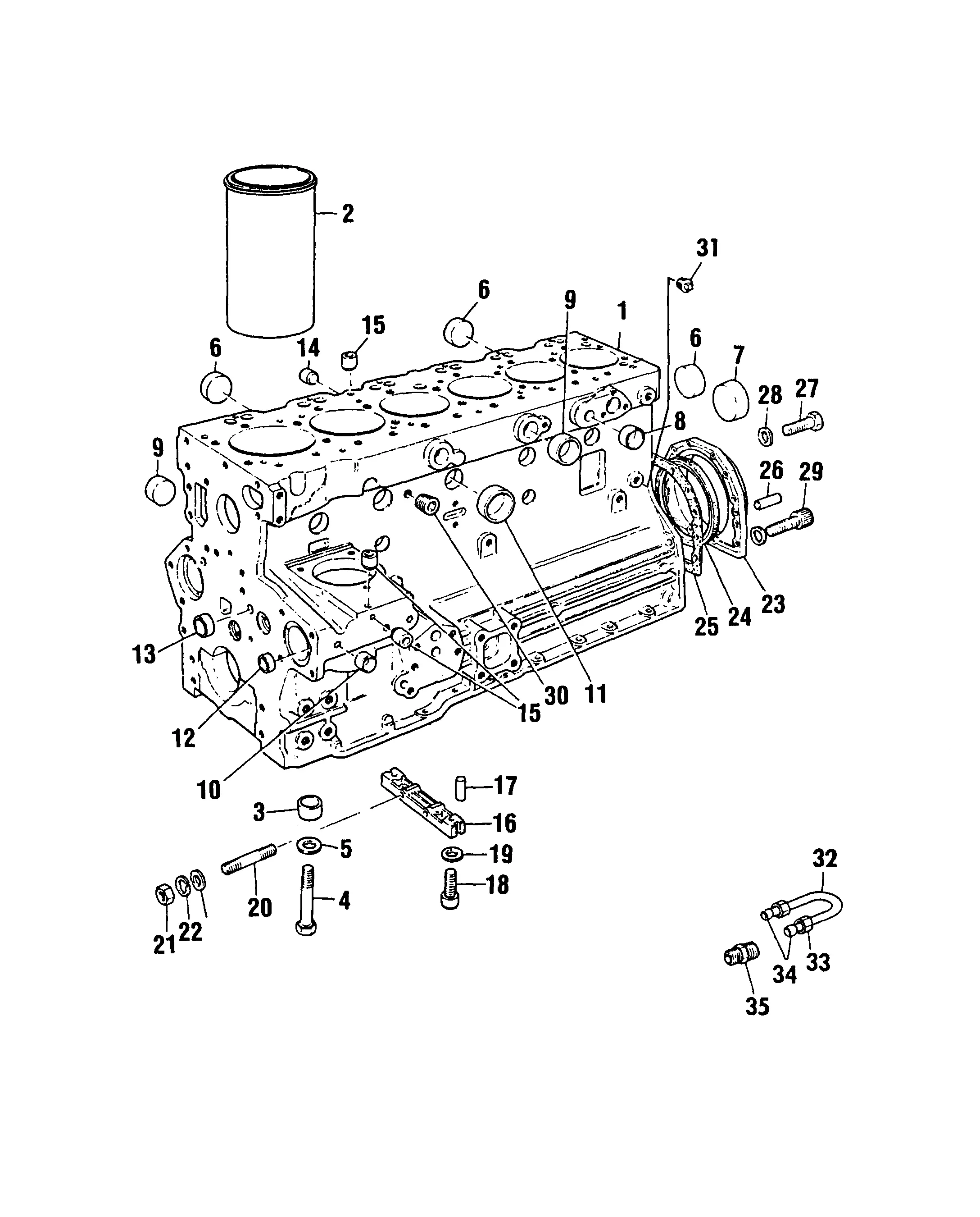 New Holland 354CIDNH - PERKINS 6.354.4 DIESEL ENGINE(01/02 - 12/02 ...