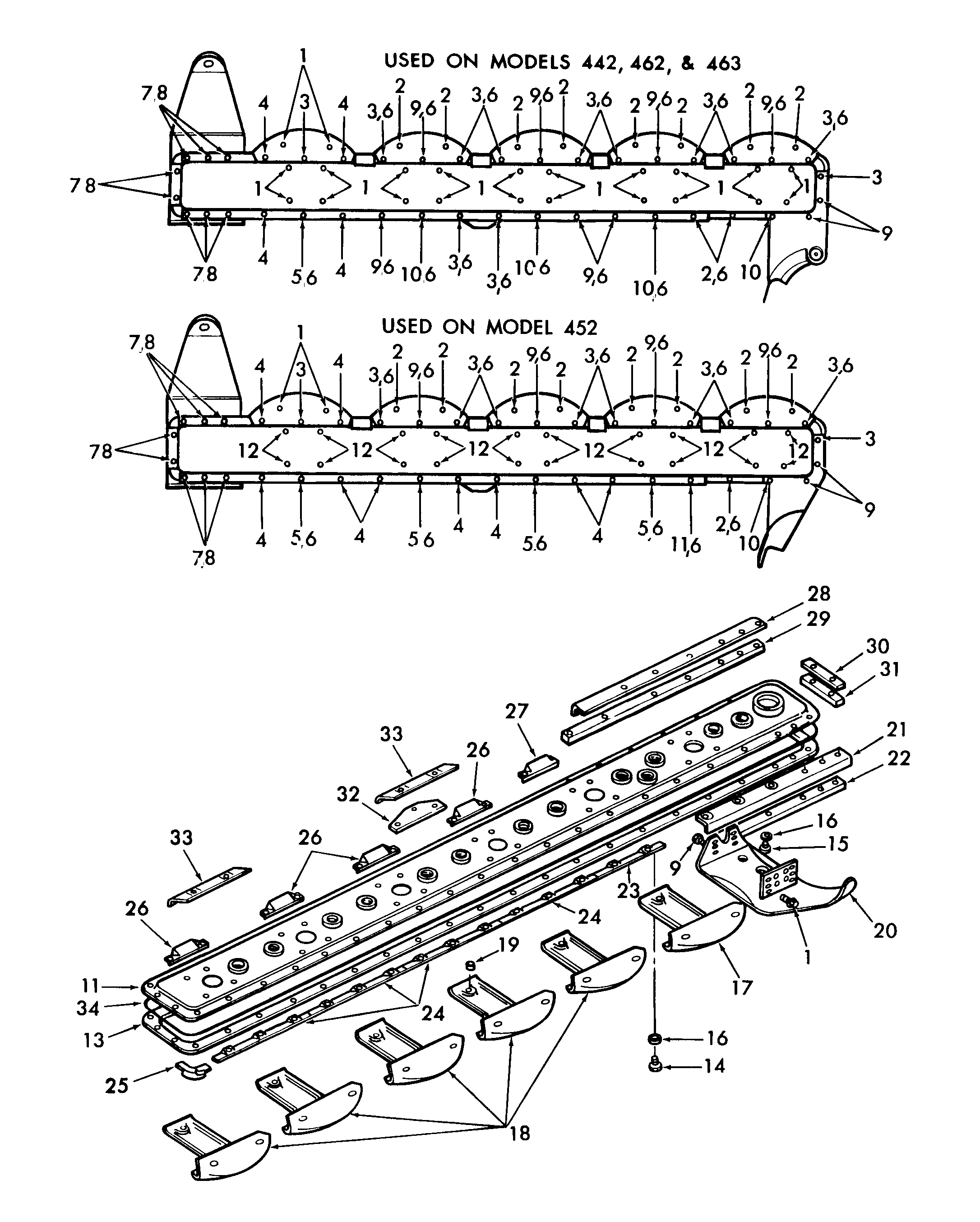 切切ページ New Holland 463 - NH DISC MOWER(07/83 - 12/95) Parts Diagrams