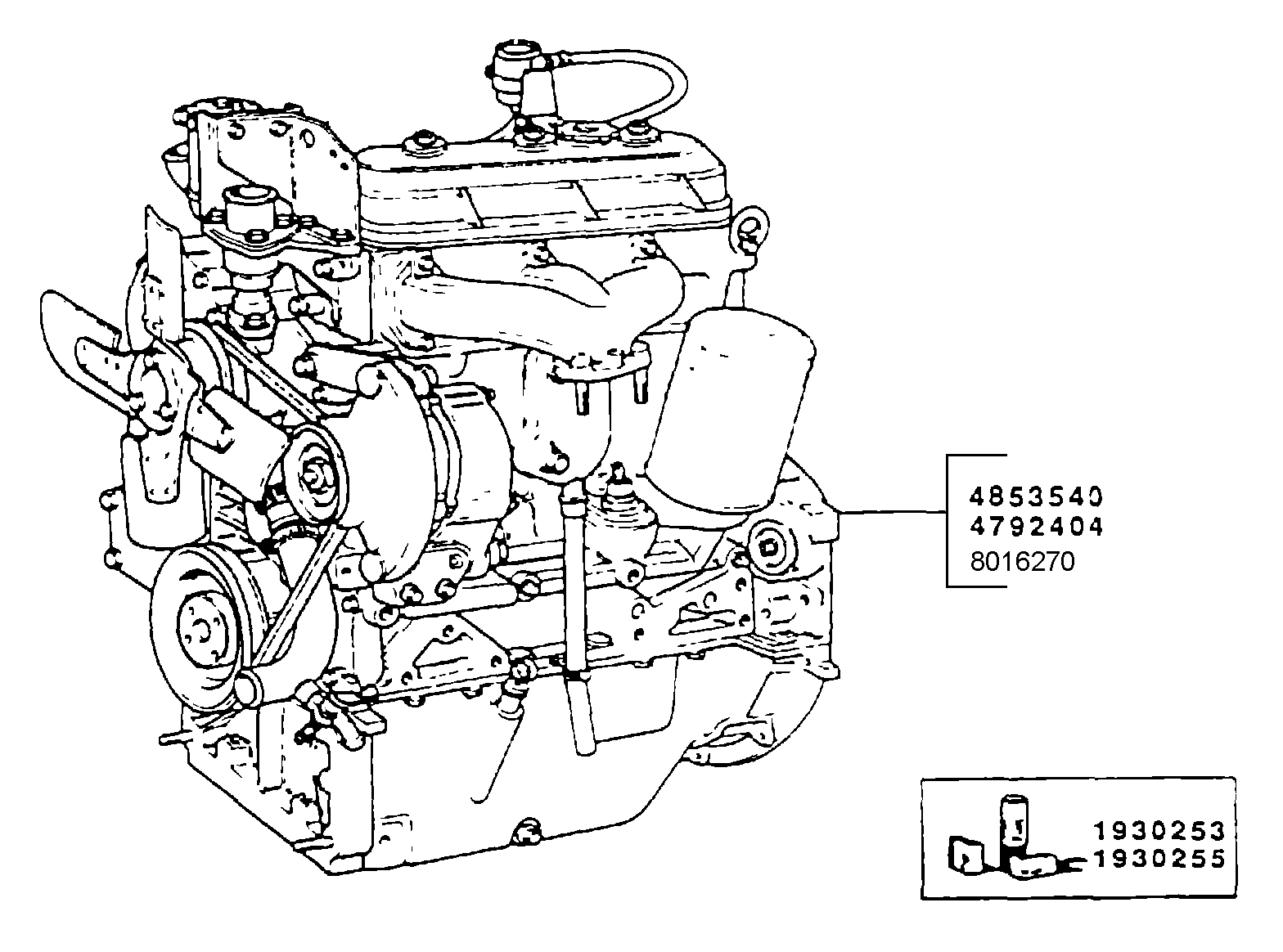 New Holland 50-66 DT - FIAT TRACTOR(01/85 - 12/92) Parts Diagrams