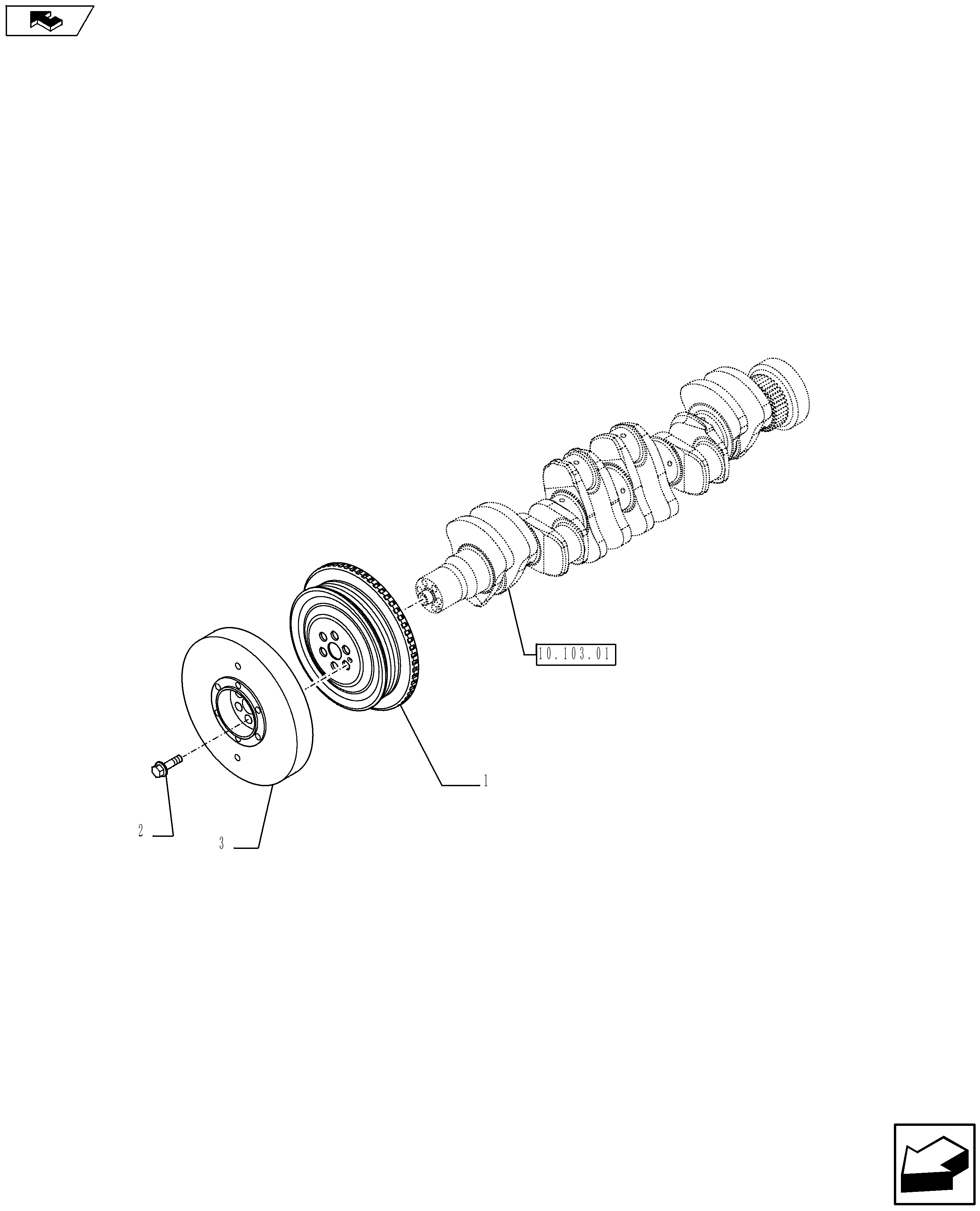 New Holland F4HFE613Y A003 - ENGINE - 5801366318 - 84264727