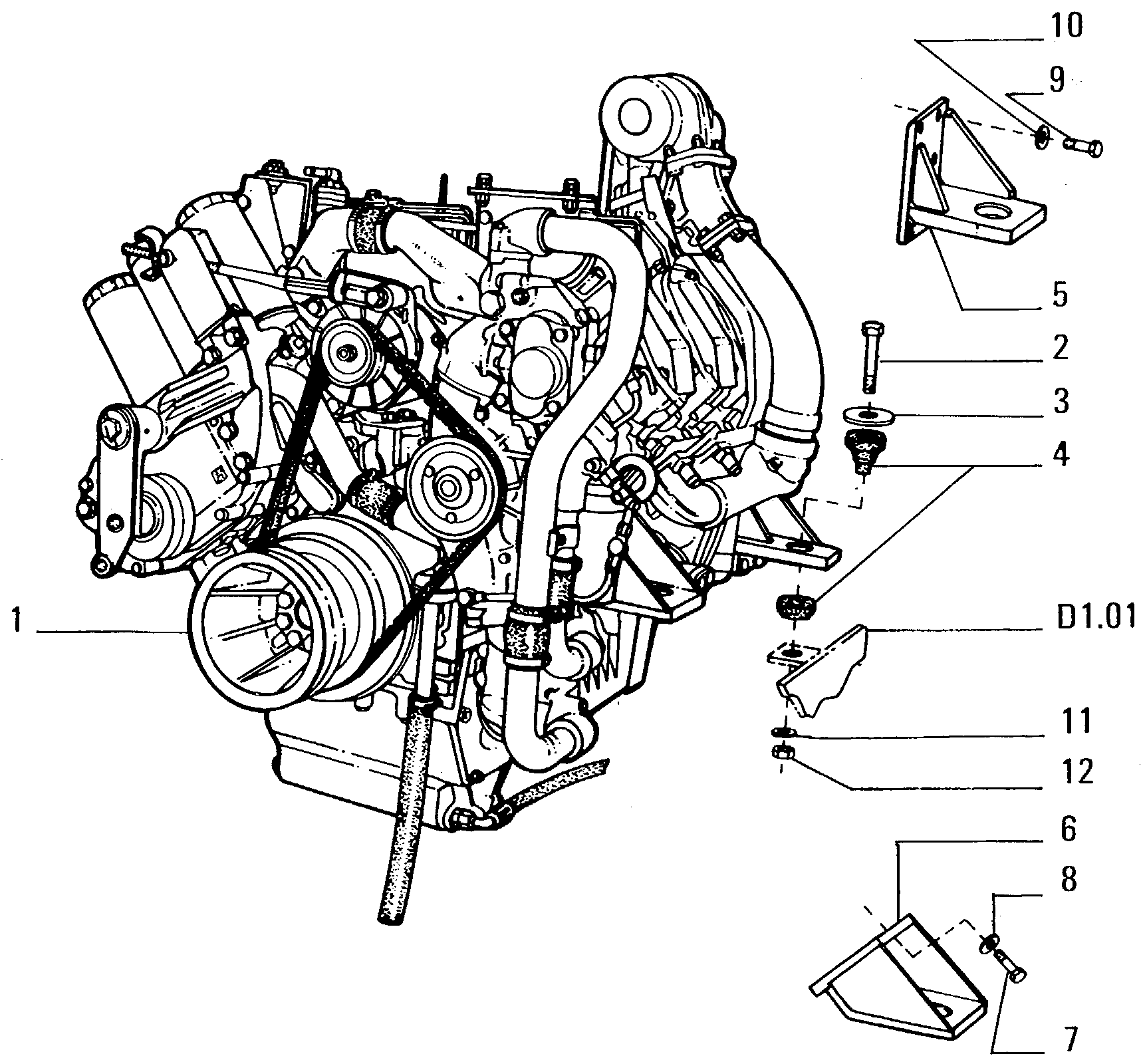 New Holland FD30B - CRAWLER DOZER(01/80 - 12/88) Parts Diagrams