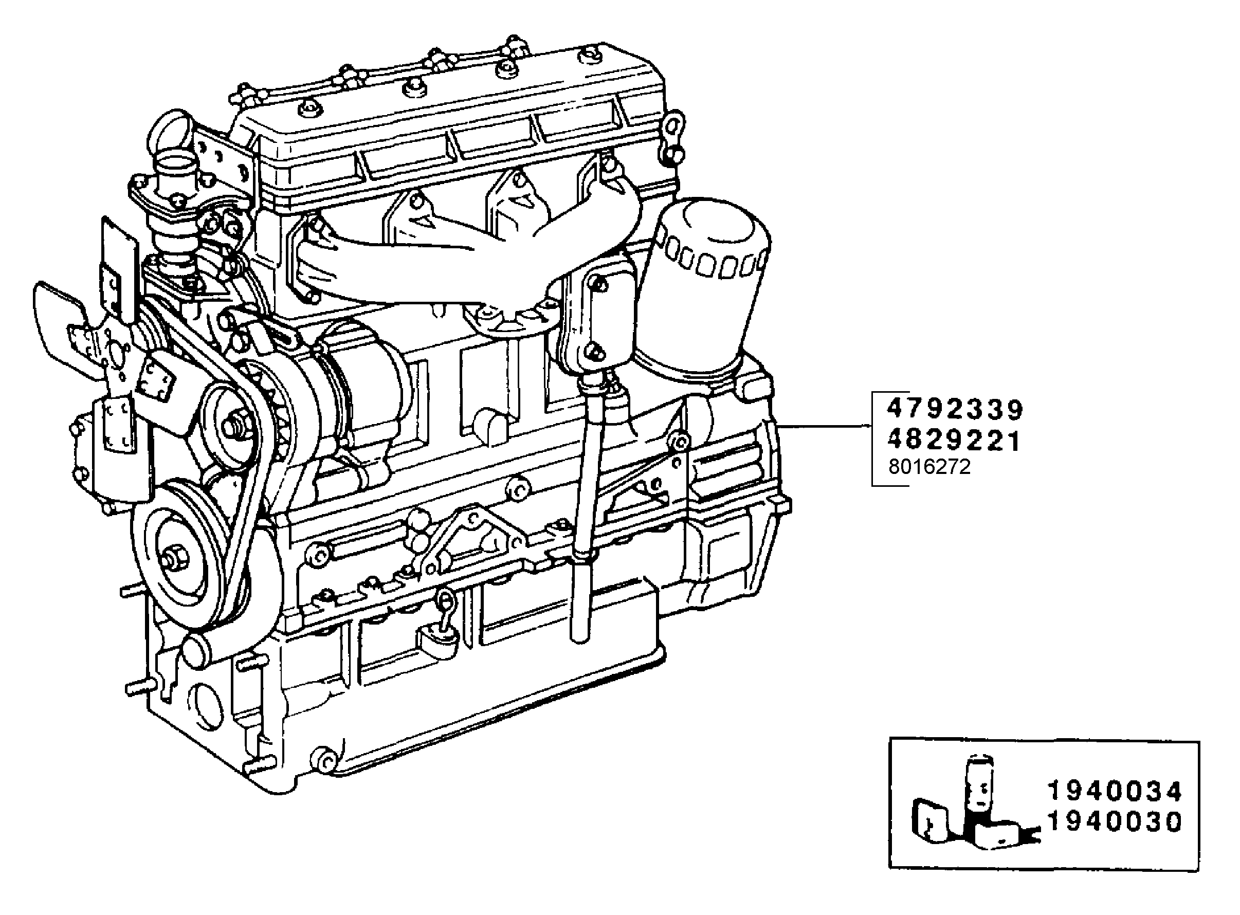 New Holland 70-66 - FIAT TRACTOR(06/84 - 12/92) Parts Diagrams