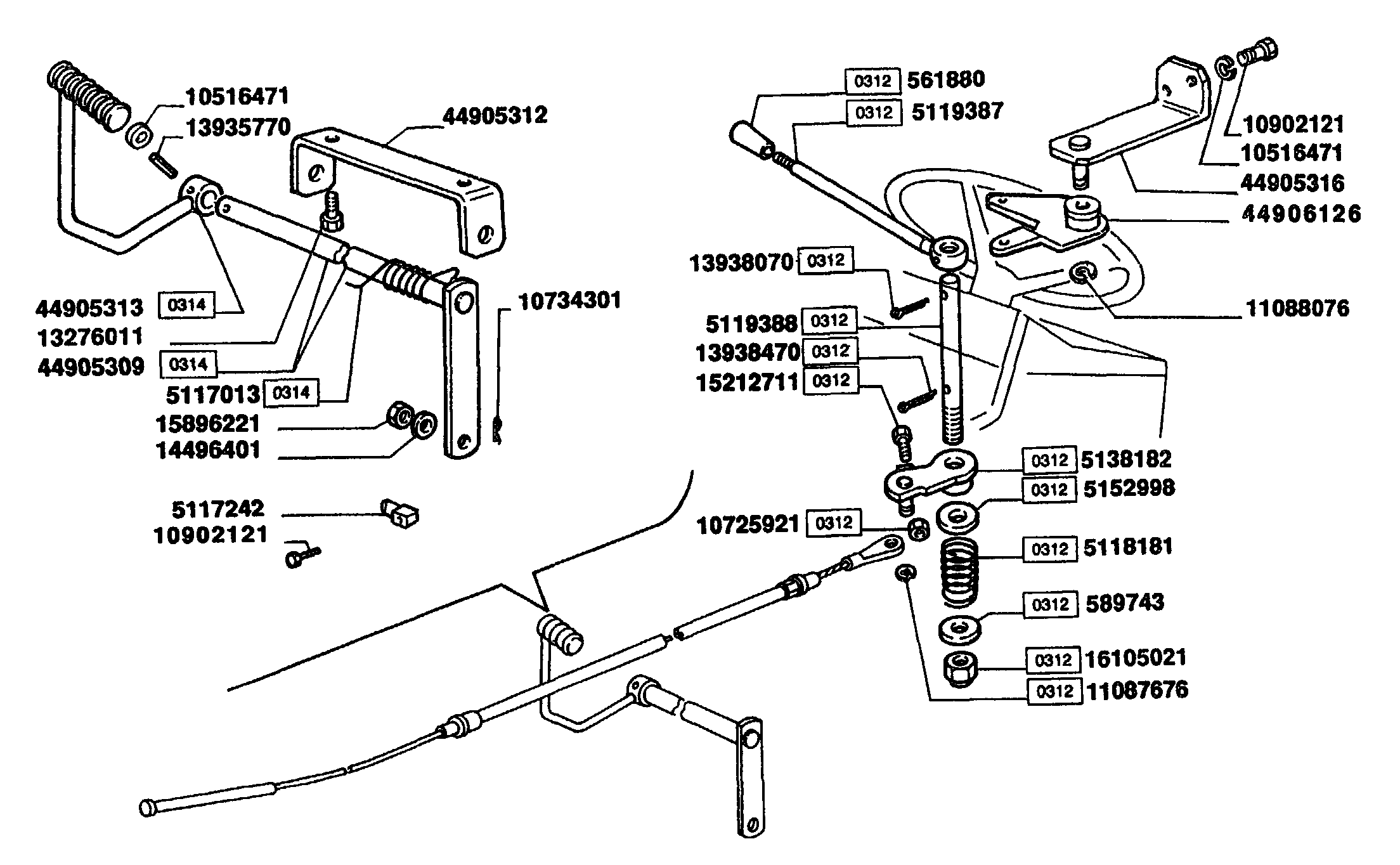 New Holland 70-76 F - FIAT TRACTOR(01/90 - 12/92) Parts Diagrams