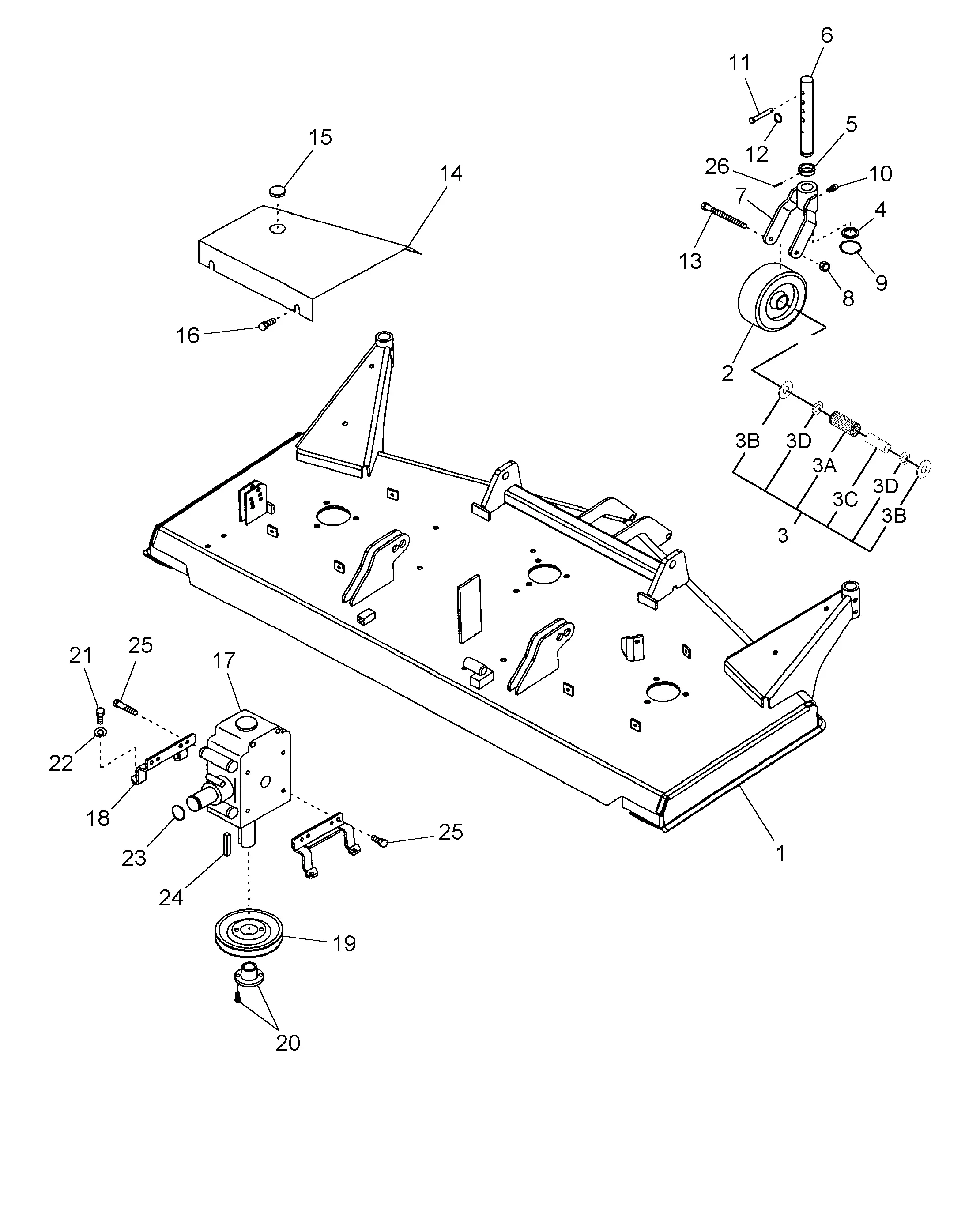 New Holland 716541056 - 914A-SERIES 60'' REAR DISCHARGE MID-MOUNT MOWER ...