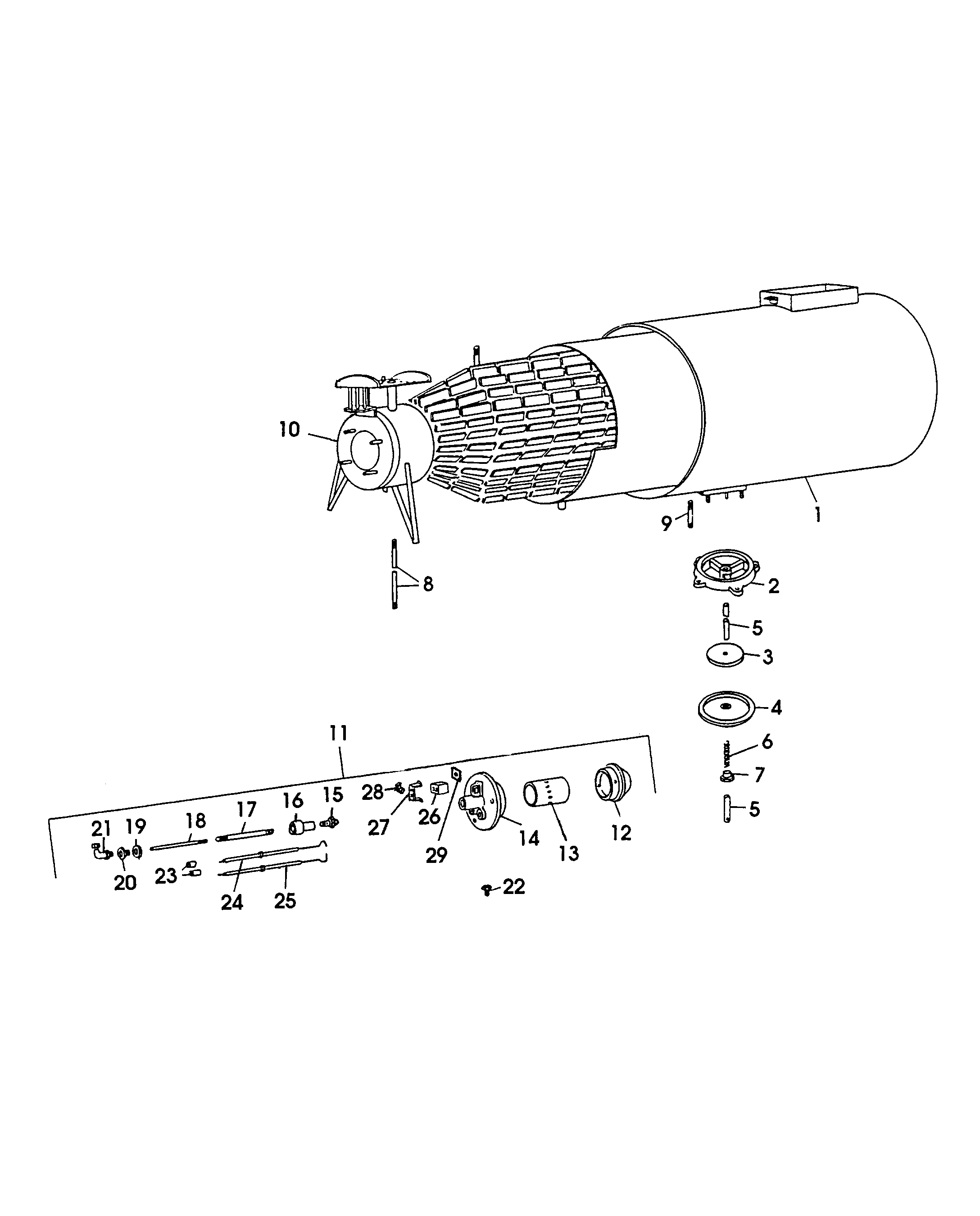 New Holland 751 - CROP DRYER(01/60 - 12/63) Parts Diagrams