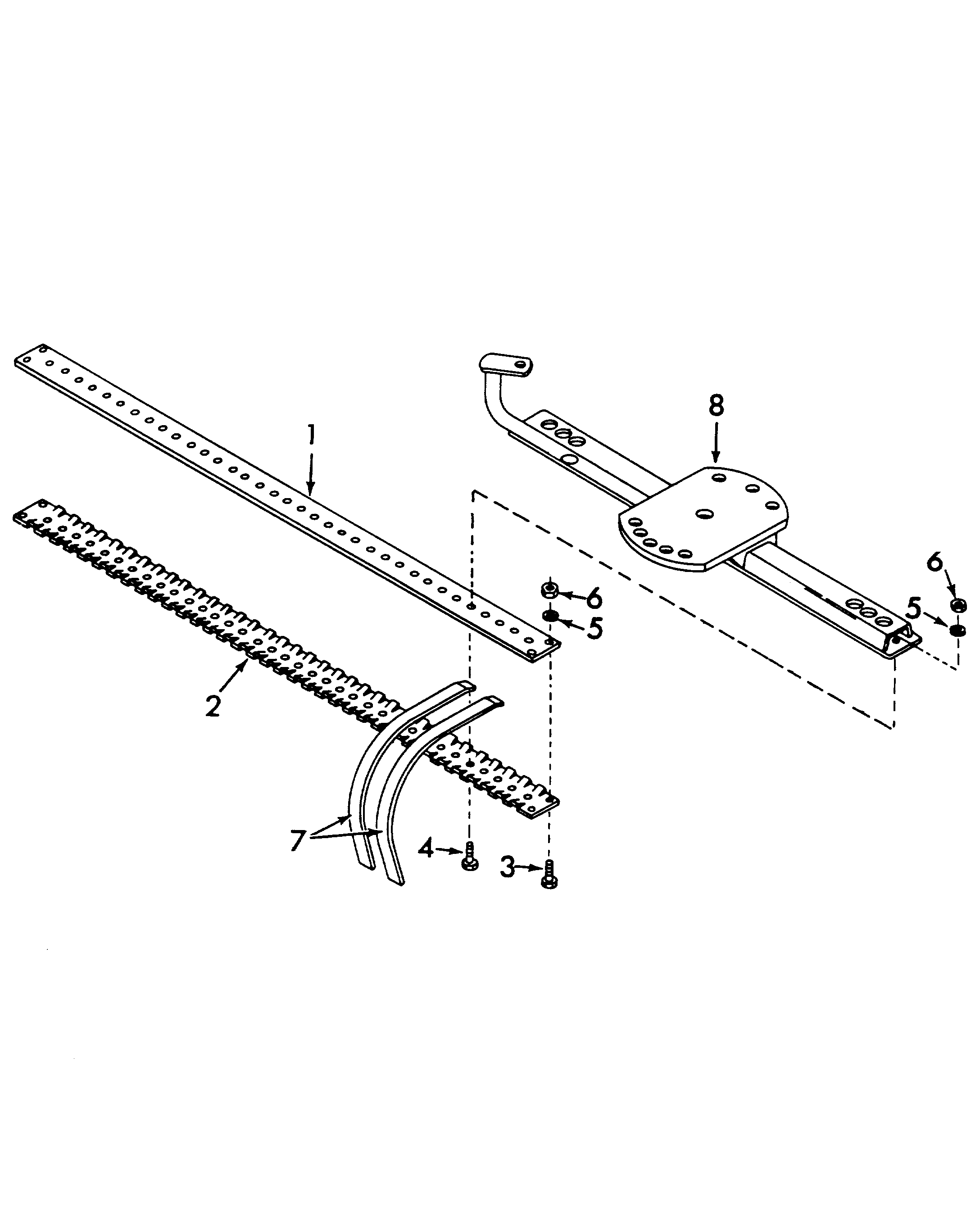 Pressure Rake Part New Holland 760-SERIES - FORD LANDSCAPE RAKES(12/75 - 12/97) Parts Diagrams