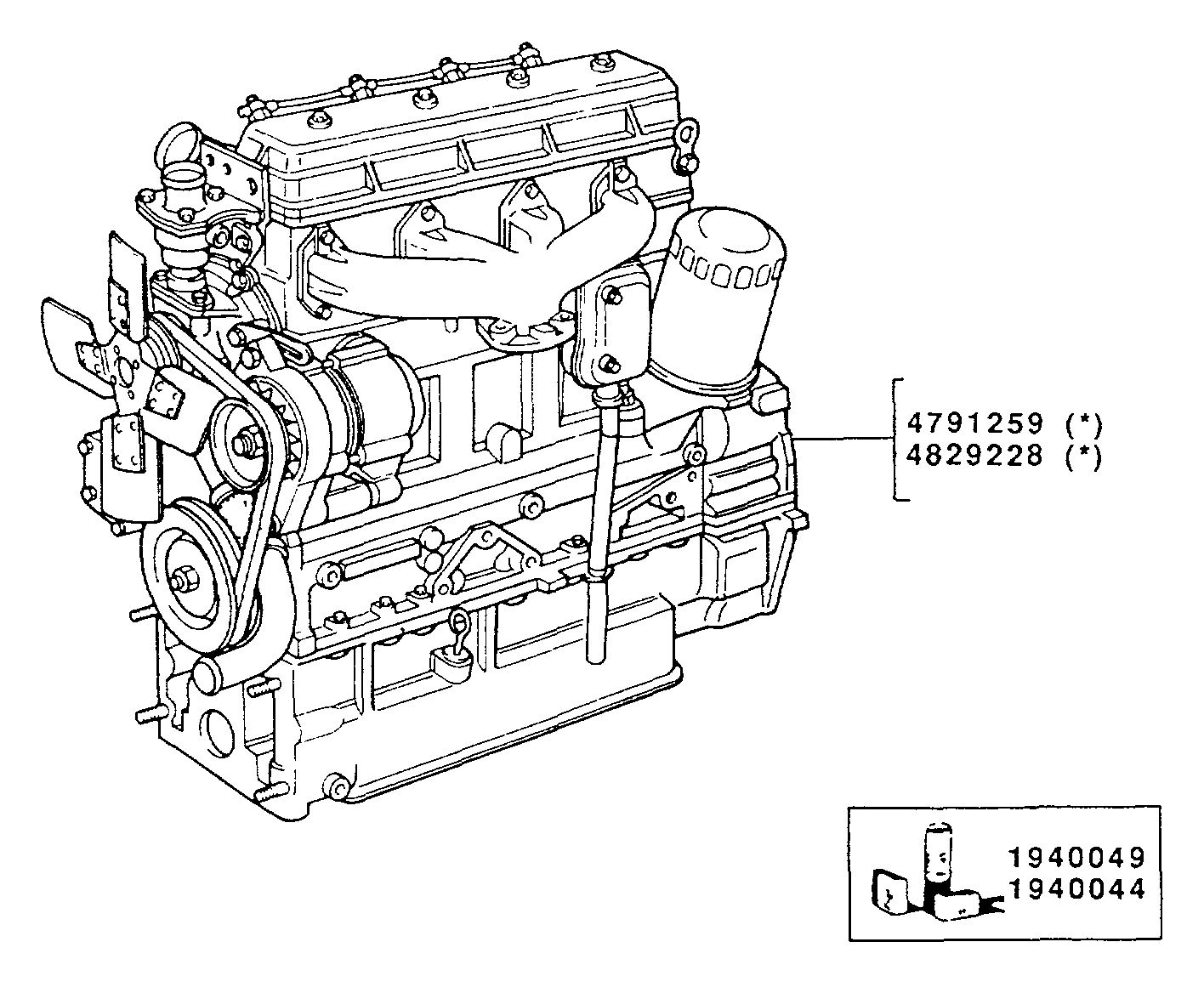 New Holland 80-66 - FIAT TRACTOR(06/84 - 12/92) Parts Diagrams