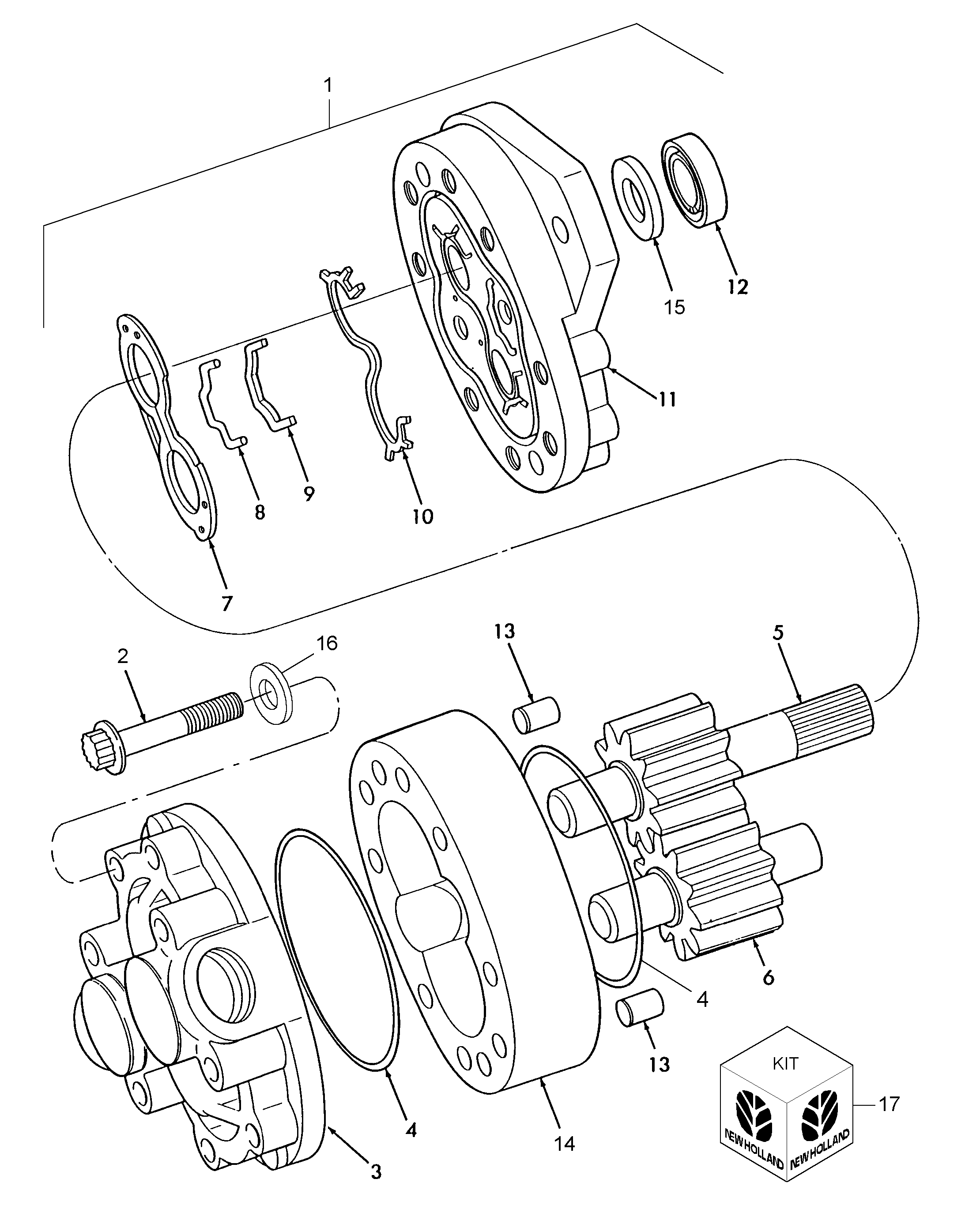 New Holland LX565 - SKID STEER LOADER(01/94 - 09/99) Parts Diagrams