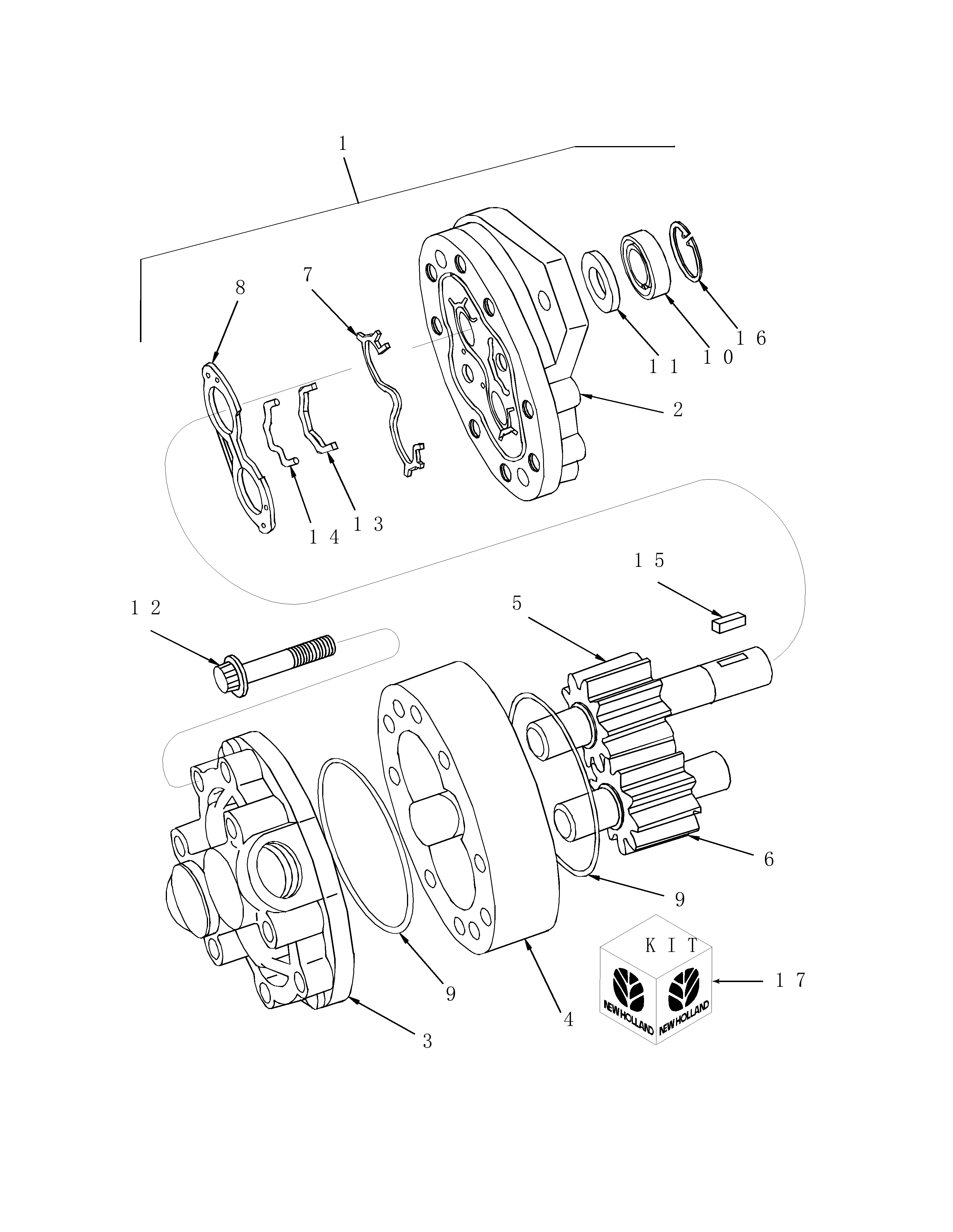 New Holland LX665 - SKID STEER LOADER(01/94 - 09/99) Parts Diagrams