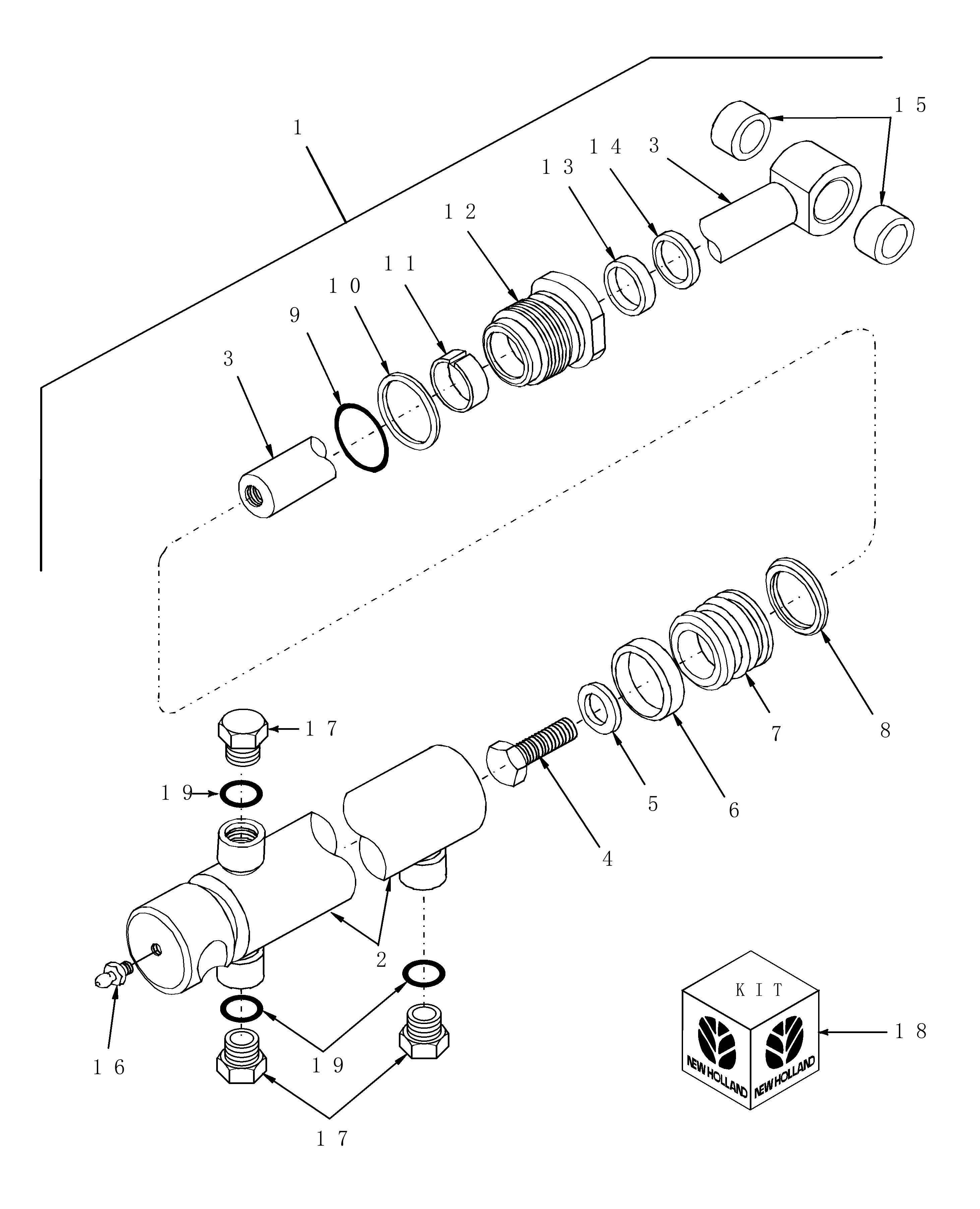New Holland LX665 - SKID STEER LOADER(01/94 - 09/99) Parts Diagrams