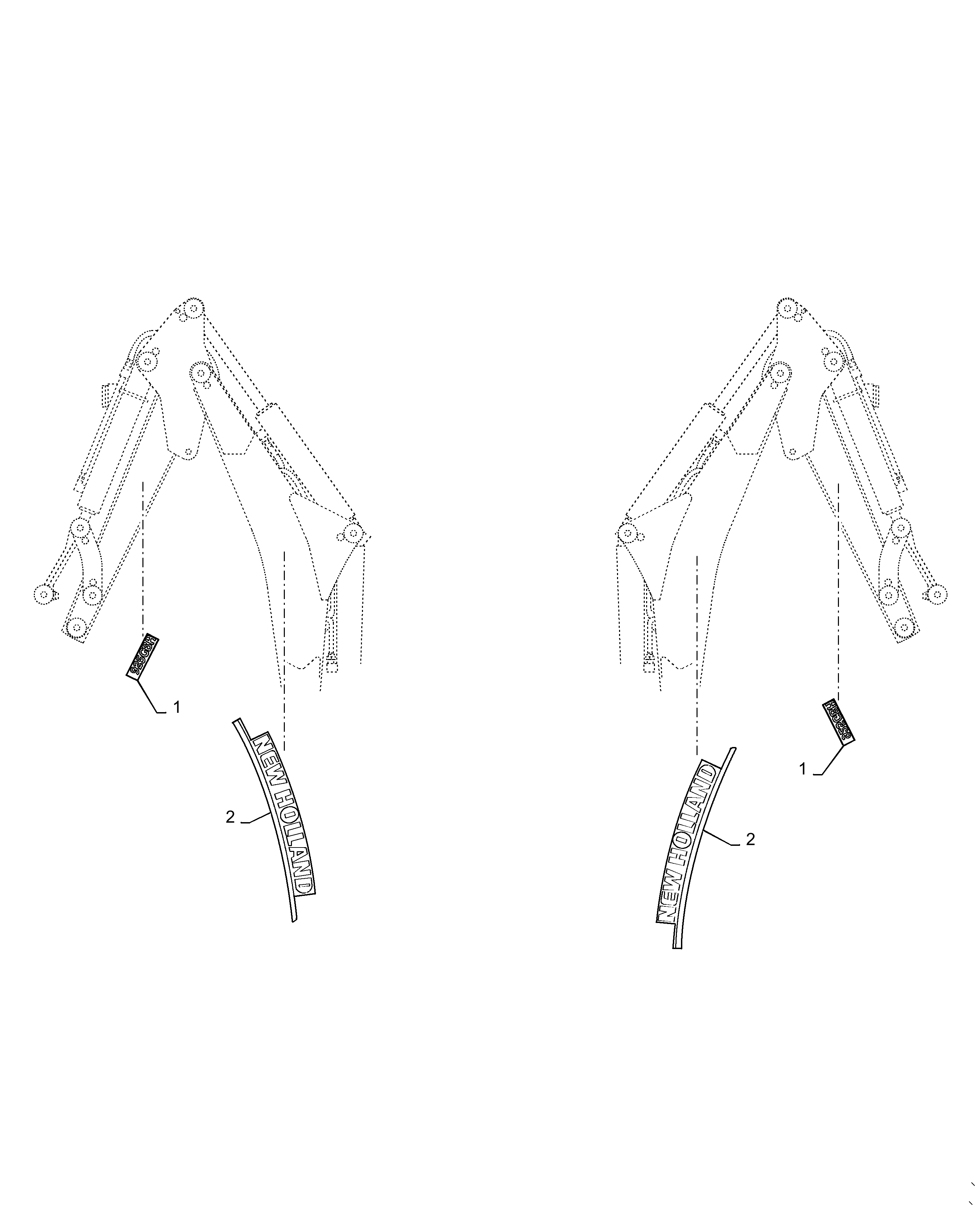 New Holland 925GBH - BACKHOE - 90IN(12/14 - ) Parts Diagrams